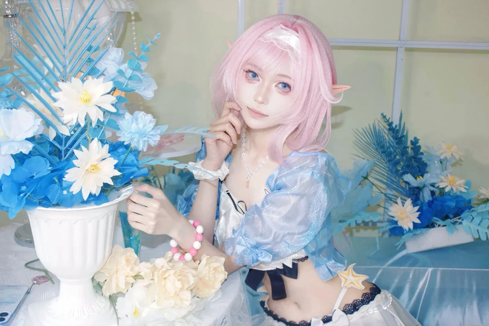 [Elysia Cosplay] Honkai Impact 3rd: Miss Pink Elf's summer vacation invitation by 三春早纪 - Image 6