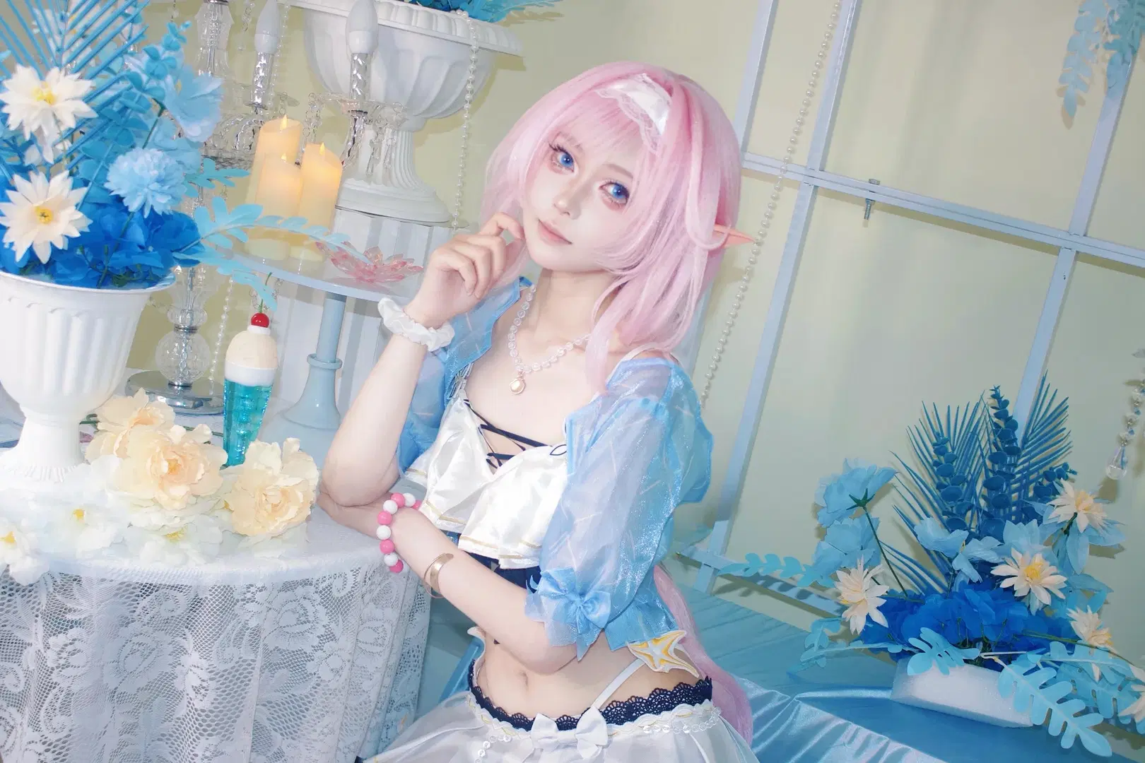 [Elysia Cosplay] Honkai Impact 3rd: Miss Pink Elf's summer vacation invitation by 三春早纪 - Image 7