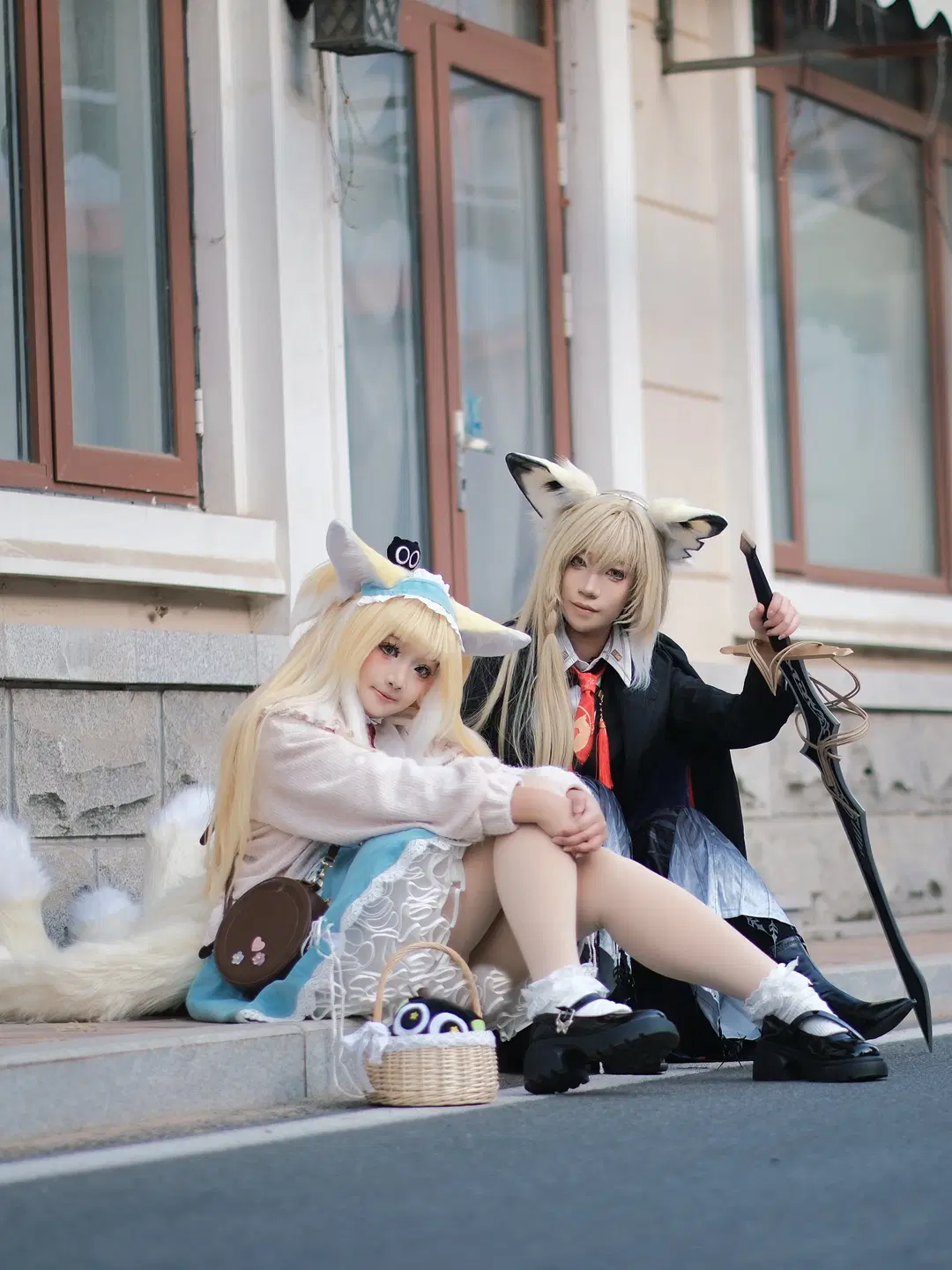 cosplay, Arknights, Suzuran Cosplay, Vulpisfoglia cosplay, Stockings