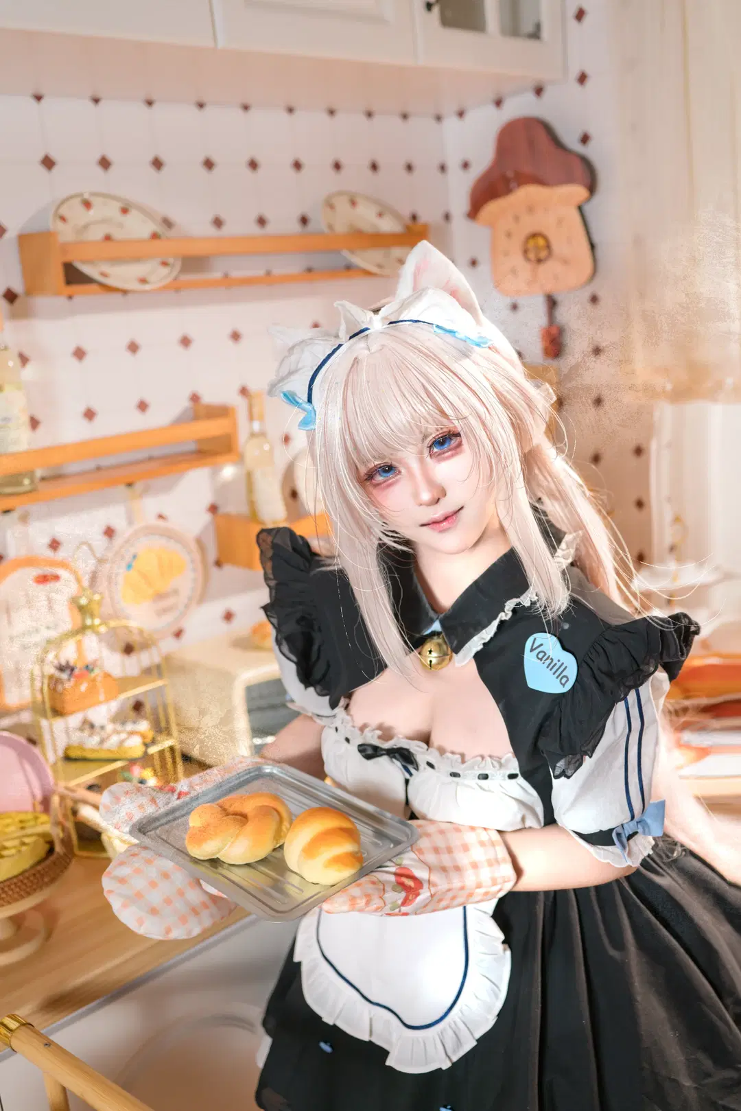 【香子蘭cos】巧克力與香子蘭貓娘樂園，烘焙廚房的甜蜜陪伴 - 瞌睡羊 - 第4張