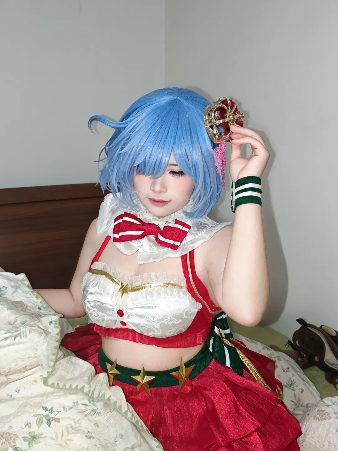 [Rem cosplay] Re:ZERO -Starting Life in Another World- Christmas Rem by 瞌睡羊 - Image 2