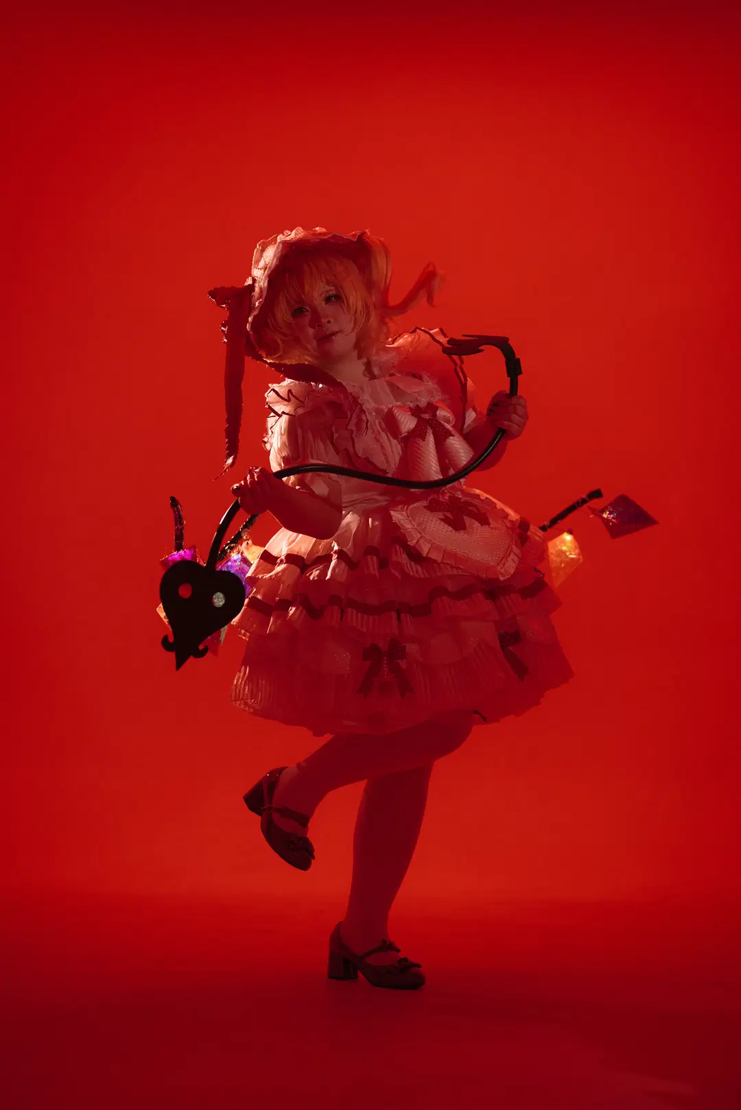 【芙兰朵露cos】红调暗黑风的原片素材分享 - 瞌睡羊 - 第12张