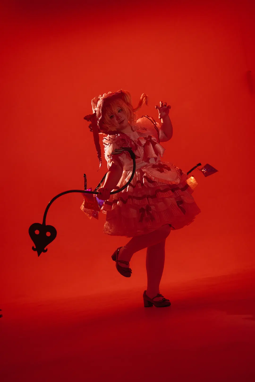 【芙兰朵露cos】红调暗黑风的原片素材分享 - 瞌睡羊 - 第13张