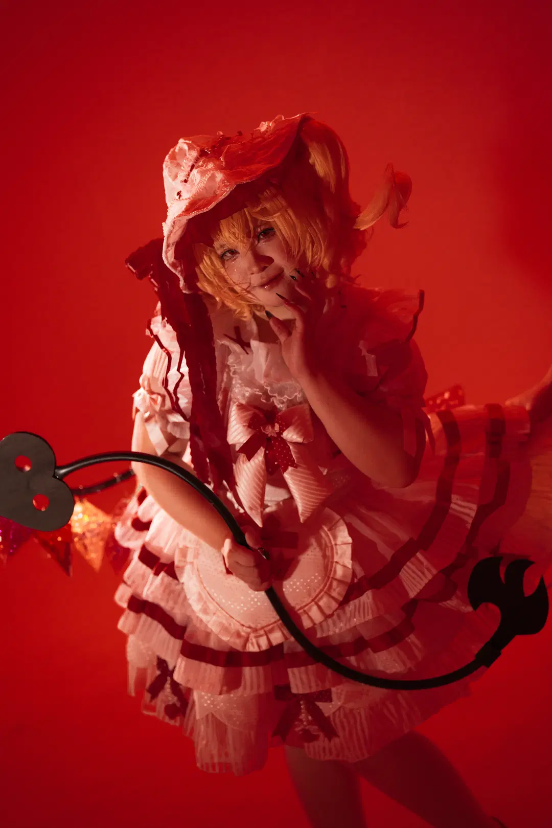 【芙兰朵露cos】红调暗黑风的原片素材分享 - 瞌睡羊 - 第16张