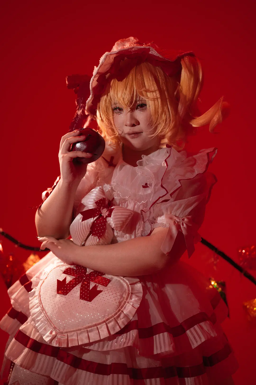 【芙兰朵露cos】红调暗黑风的原片素材分享 - 瞌睡羊 - 第17张