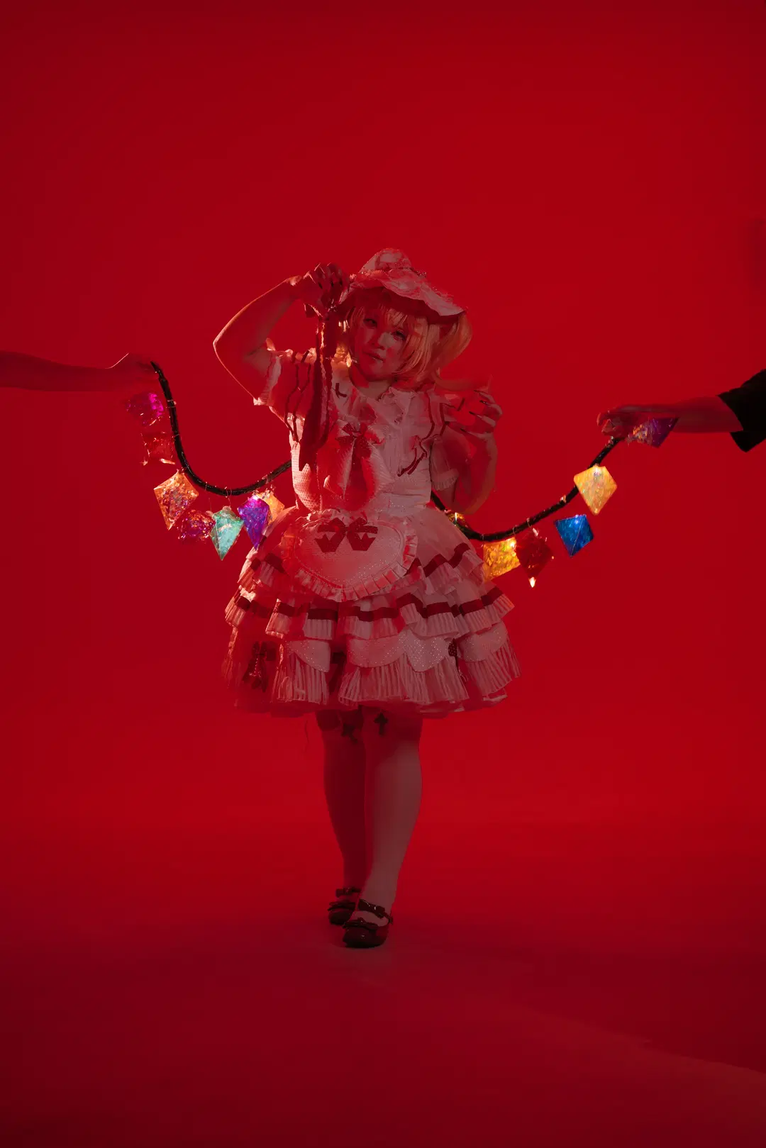 【芙兰朵露cos】红调暗黑风的原片素材分享 - 瞌睡羊 - 第18张