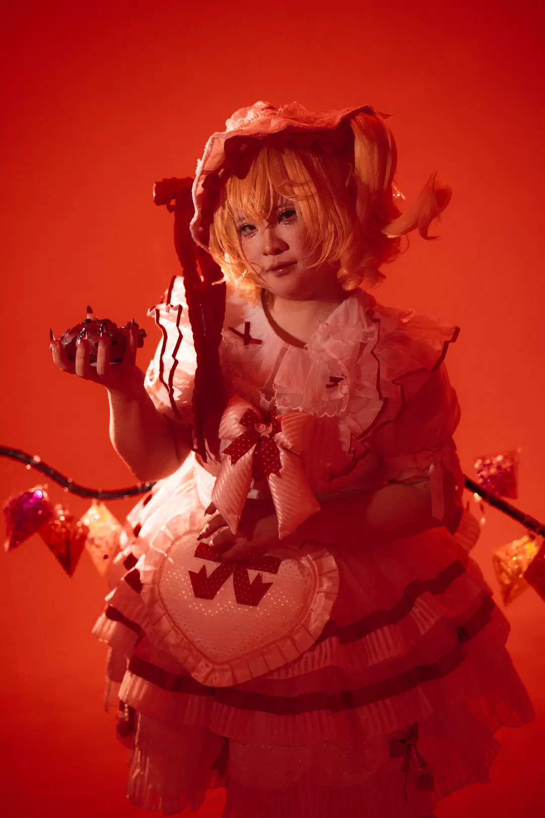 【芙兰朵露cos】红调暗黑风的原片素材分享 - 瞌睡羊 - 第8张