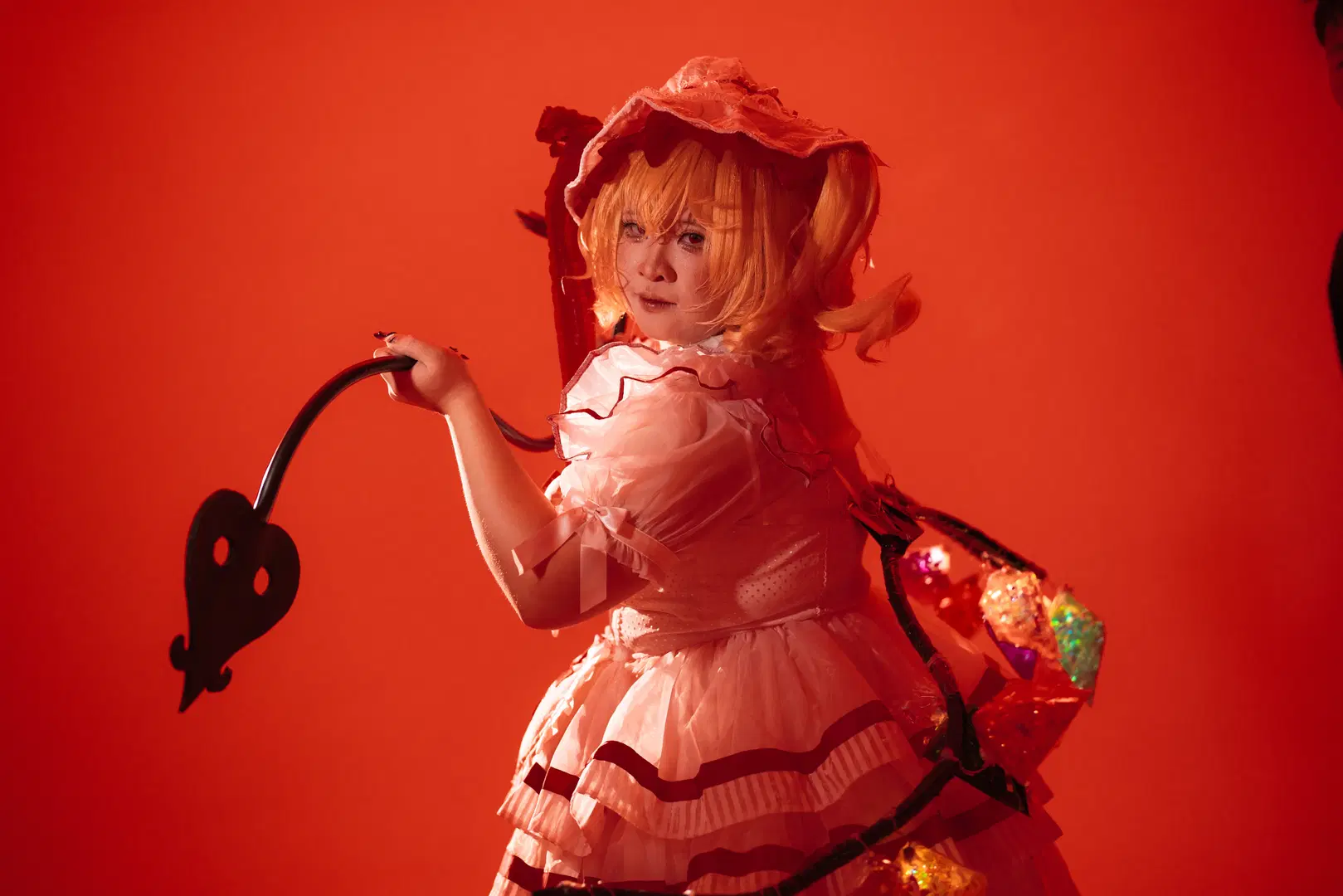 【芙兰朵露cos】红调暗黑风的原片素材分享 - 瞌睡羊 - 第9张