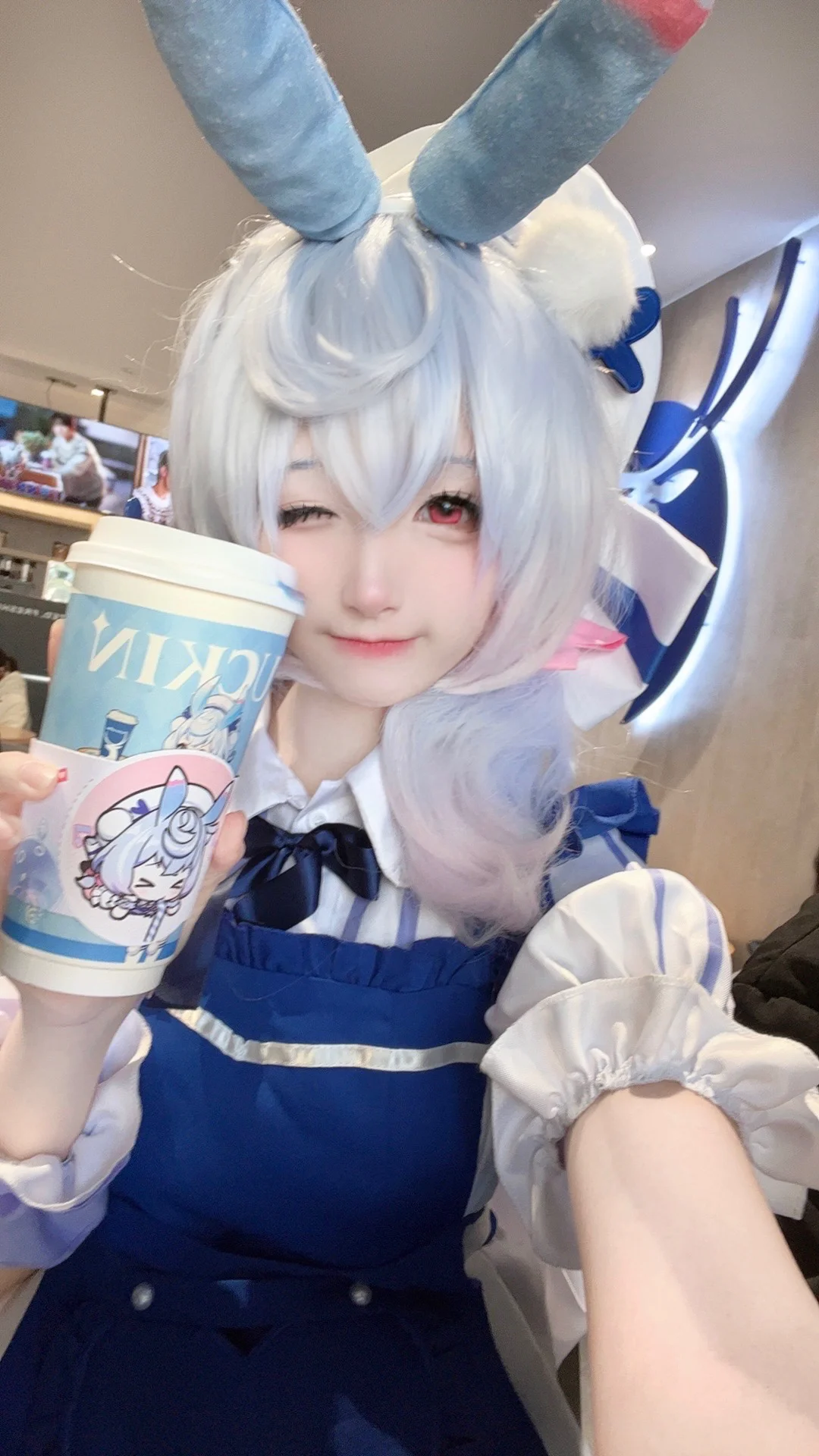 二次元, 原神, cosplay, 希格雯cos, 瑞幸咖啡 - 第3张
