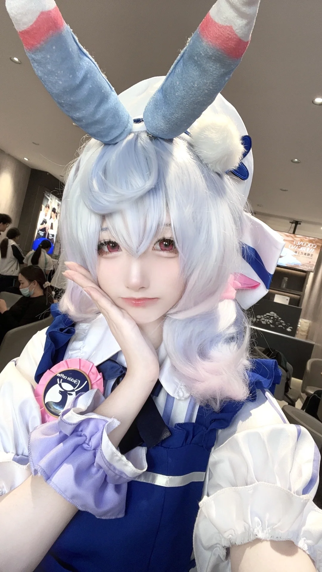 二次元, 原神, cosplay, 希格雯cos, 瑞幸咖啡 - 第4张