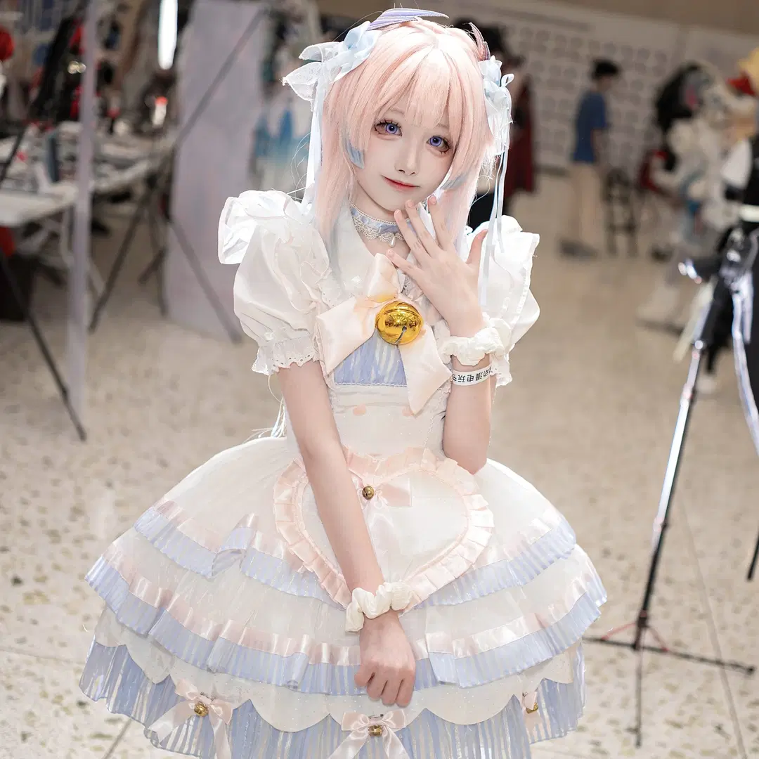 【珊瑚宮心海 コスプレ】原神イベント写真の撮影レポ＆ピンク×ブルーのメイド服紹介 - 小恋ovo - 2枚目