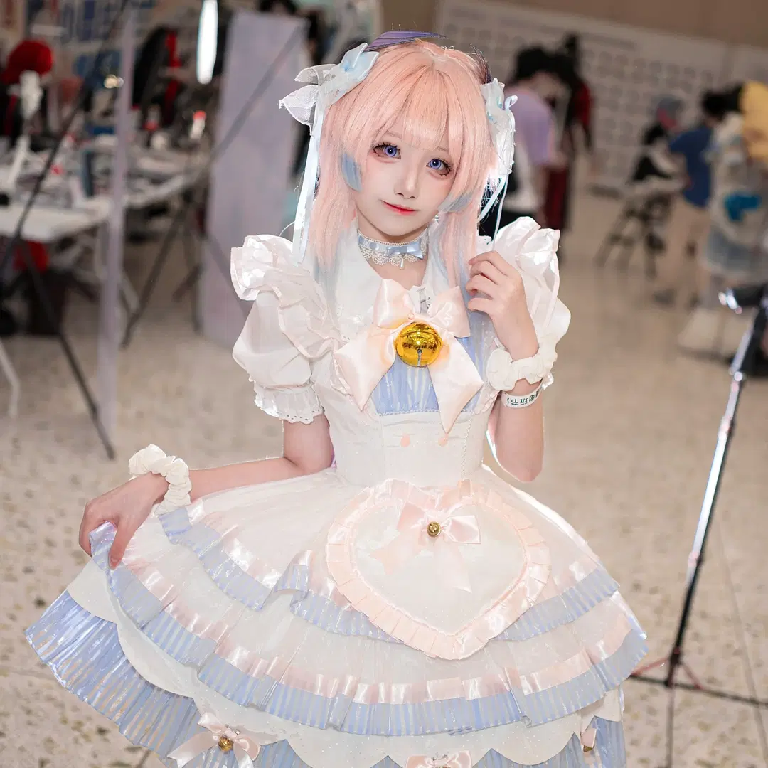 【珊瑚宮心海 コスプレ】原神イベント写真の撮影レポ＆ピンク×ブルーのメイド服紹介 - 小恋ovo - 4枚目