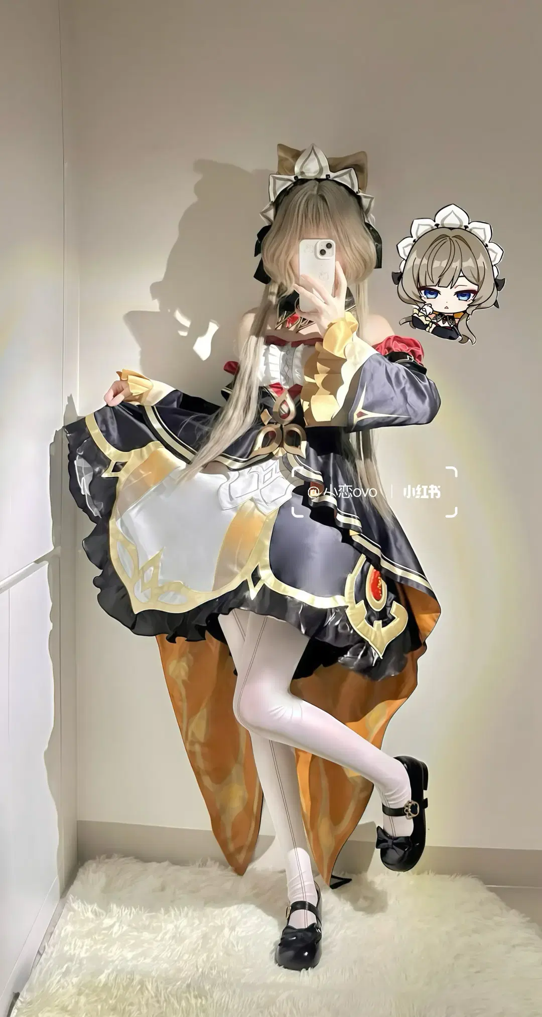 【桑得涅cos】原神愚人众木偶的C服试穿体验 - 小恋ovo - 第3张