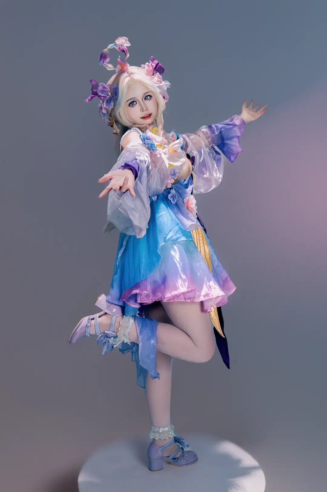 【ドリア コスプレ】『オナー・オブ・キングス』幻珠の鮫人：色彩の階調と質感の再現美 - 小雨幺幺零 - 3枚目