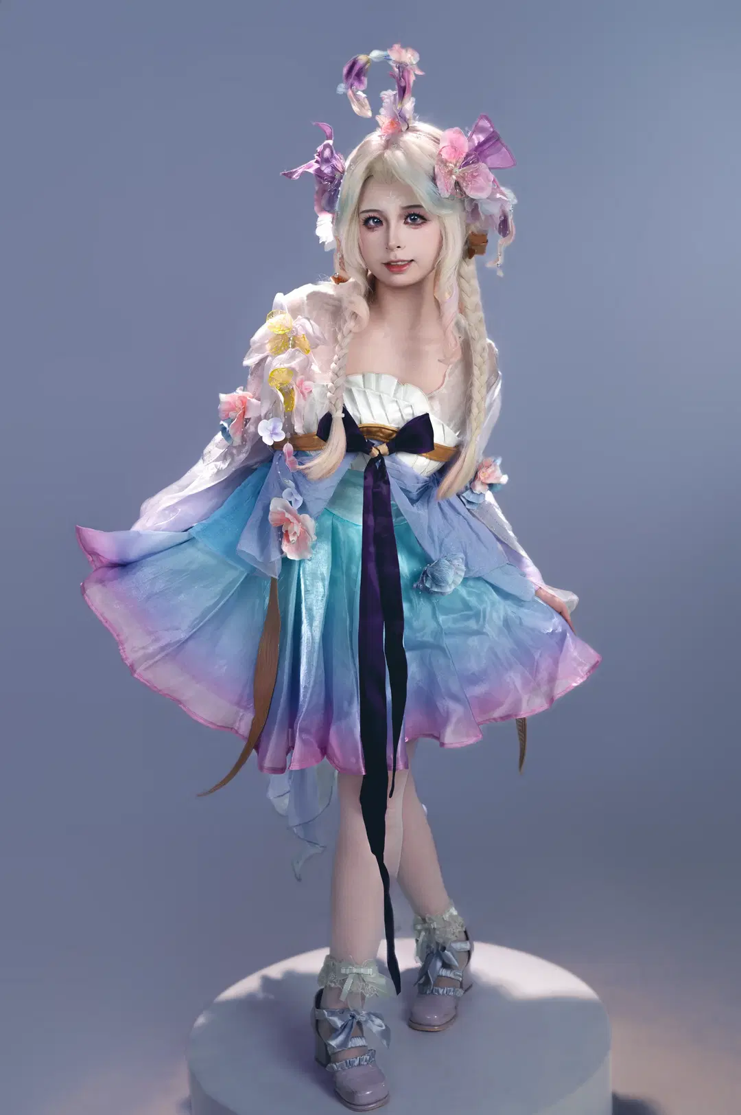 【ドリア コスプレ】『オナー・オブ・キングス』幻珠の鮫人：色彩の階調と質感の再現美 - 小雨幺幺零 - 5枚目