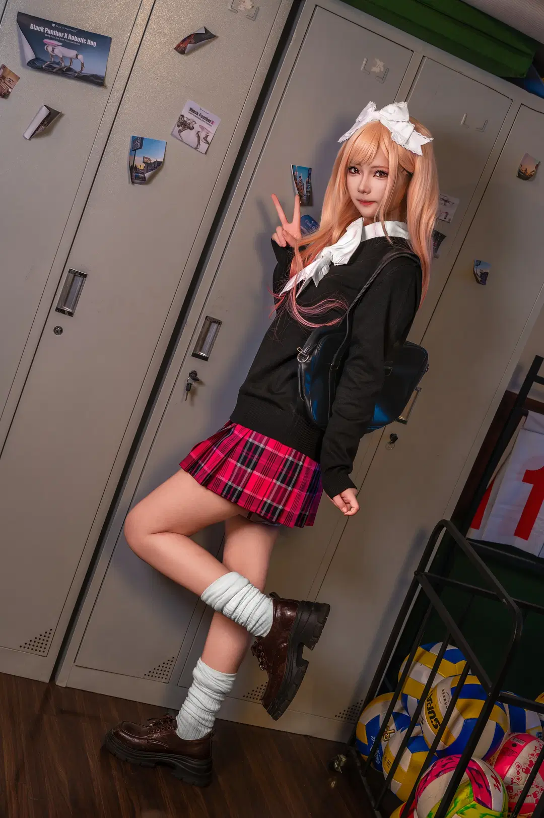 【喜多川海夢コスプレ】『その着せ替え人形は恋をする』の学園風コスプレギャルコーデ - 小雨幺幺零 - 9枚目