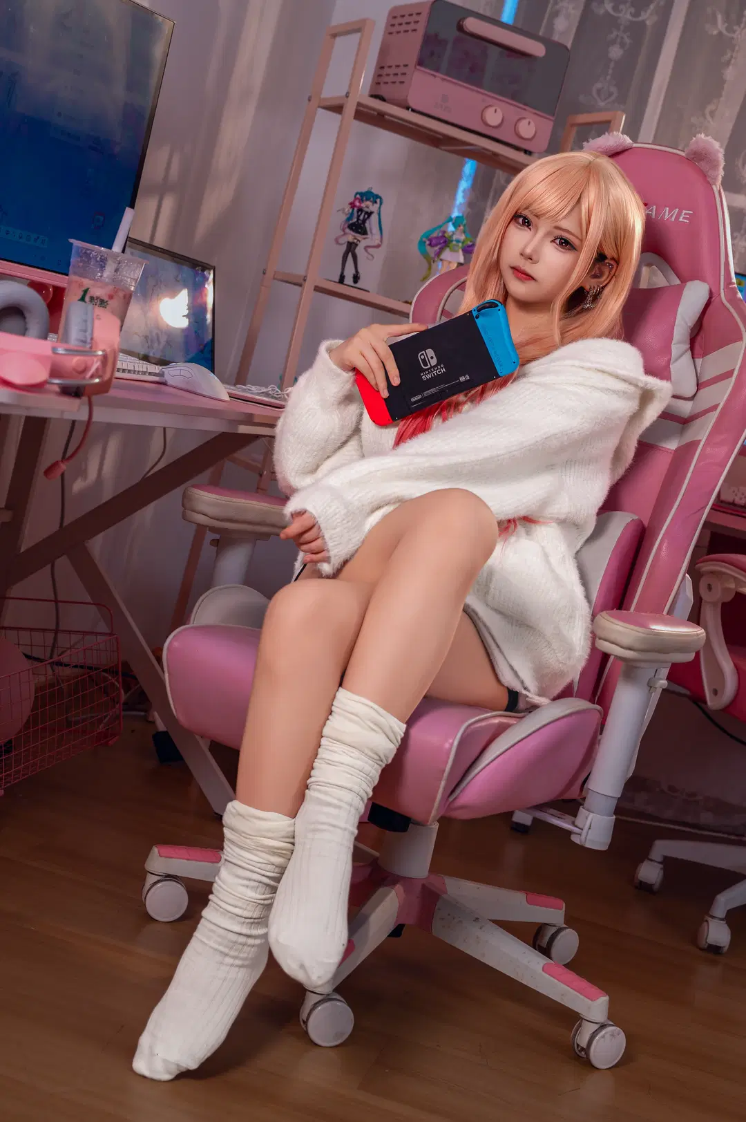 电竞少女, 喜多川海梦cos, 更衣人偶坠入爱河, 丝袜, 喜多川海梦