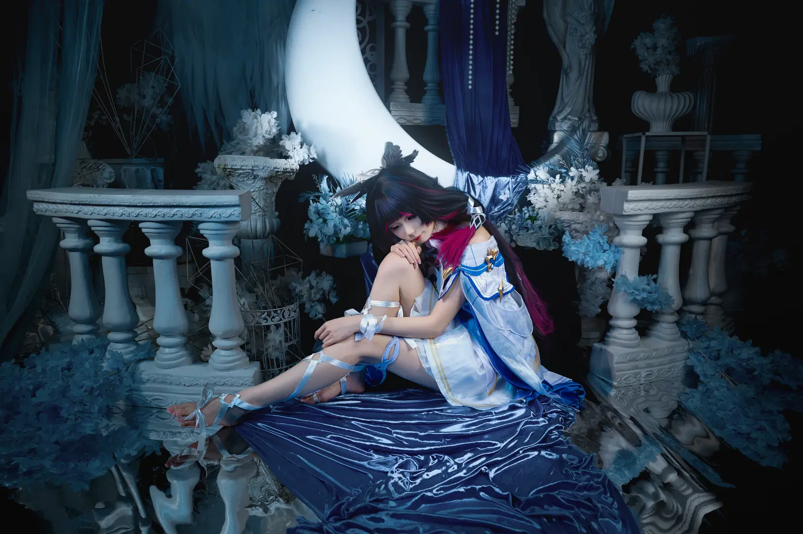 【哥倫比婭cos】月光下的少女正片整理 - 小雨幺幺零 - 第2張