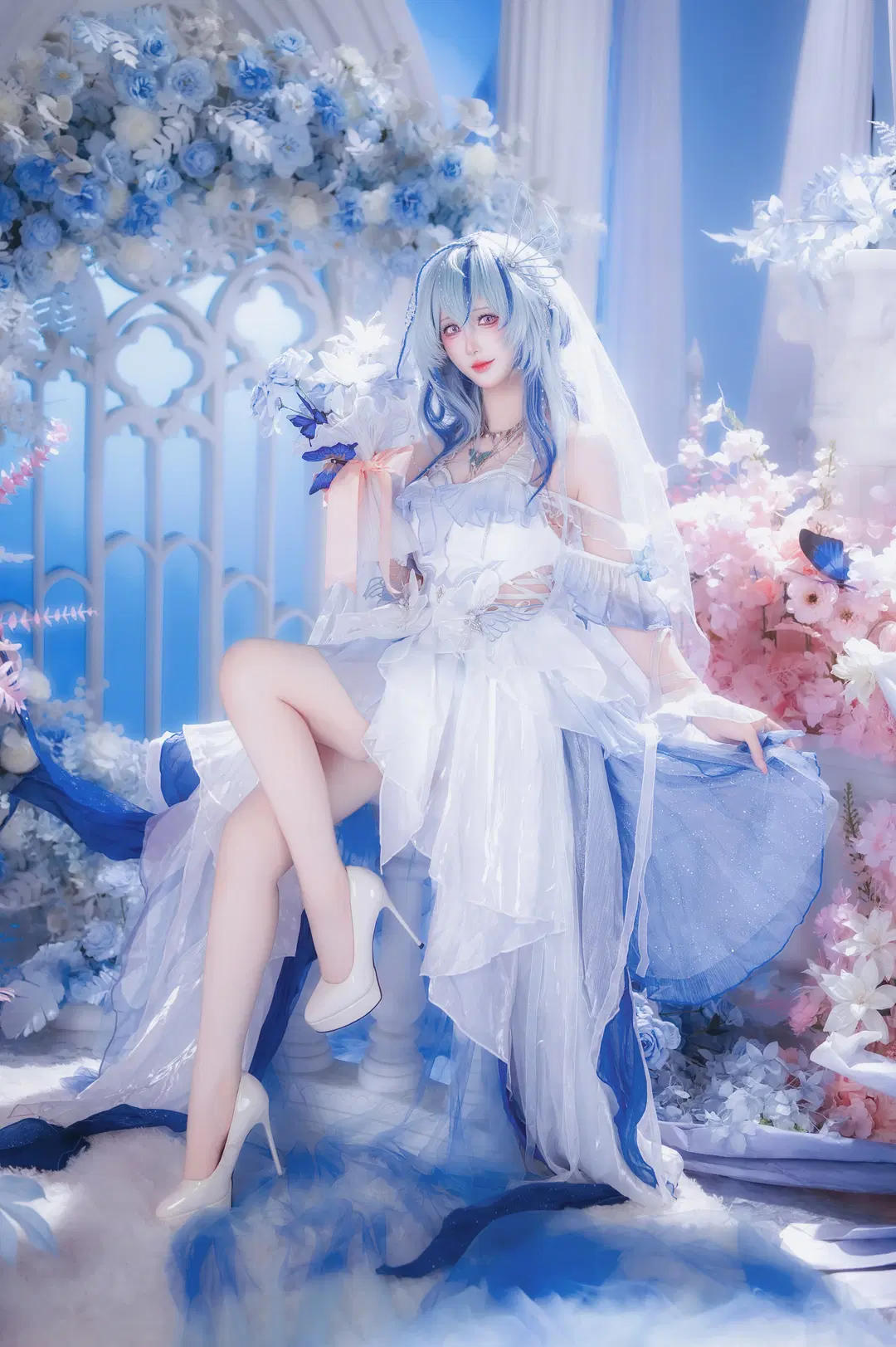 【守岸人cos】蓝白交织的静谧海岸 - 圣骑绯月 - 第3张
