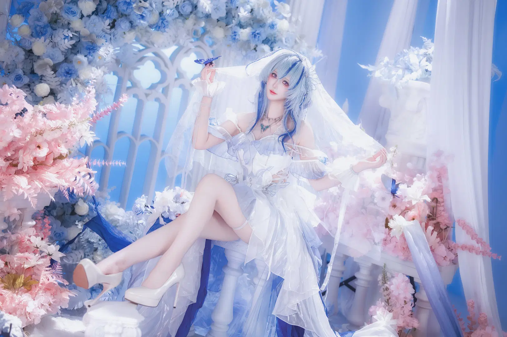 【守岸人cos】蓝白交织的静谧海岸 - 圣骑绯月 - 第5张