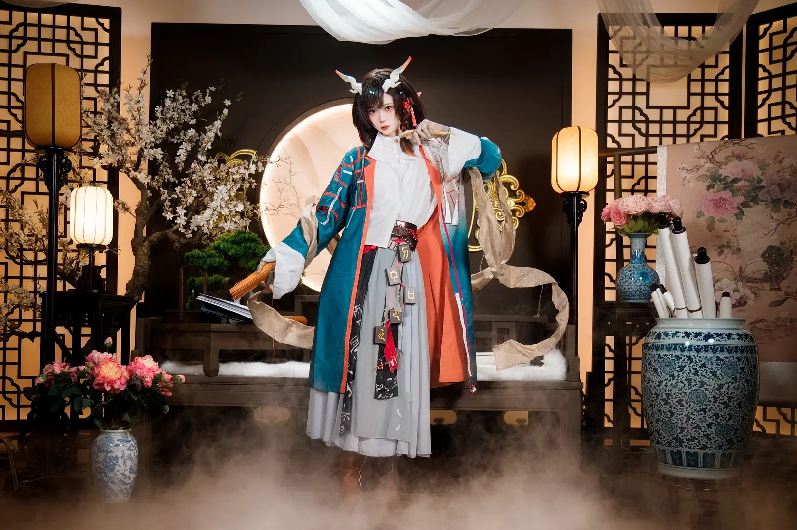 cosplay, 明日方舟, 国风, 颉cos, 明日方舟辞舟行