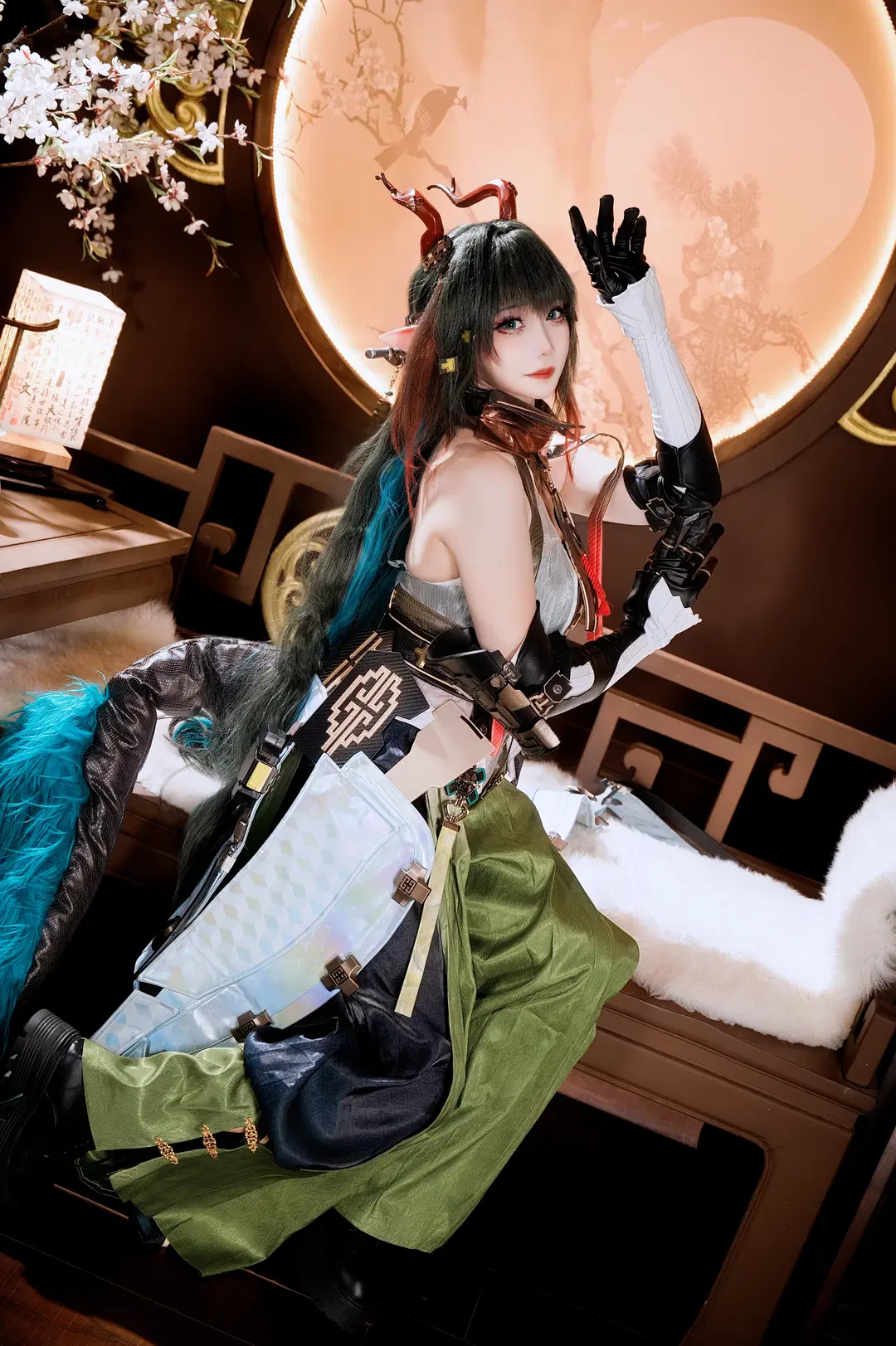 二次元, cosplay, 明日方舟终末地, 摄影棚拍, 庄方宜cos