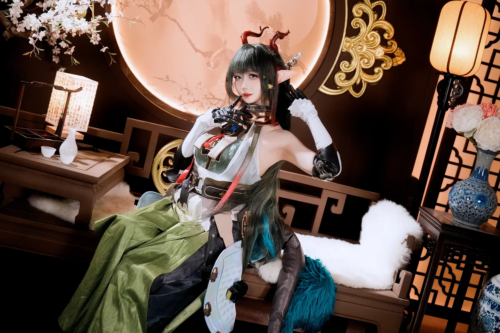 【ゾアン・ファンイ コスプレ】『アークナイツ：エンドフィールド』重厚なメカ装甲と大剣が魅せる圧倒的質感 - 圣骑绯月 - 7枚目