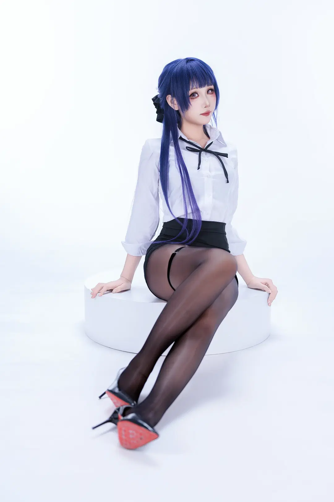 cosplay, 雷电芽衣cos, 制服, 黑丝, 后崩坏书