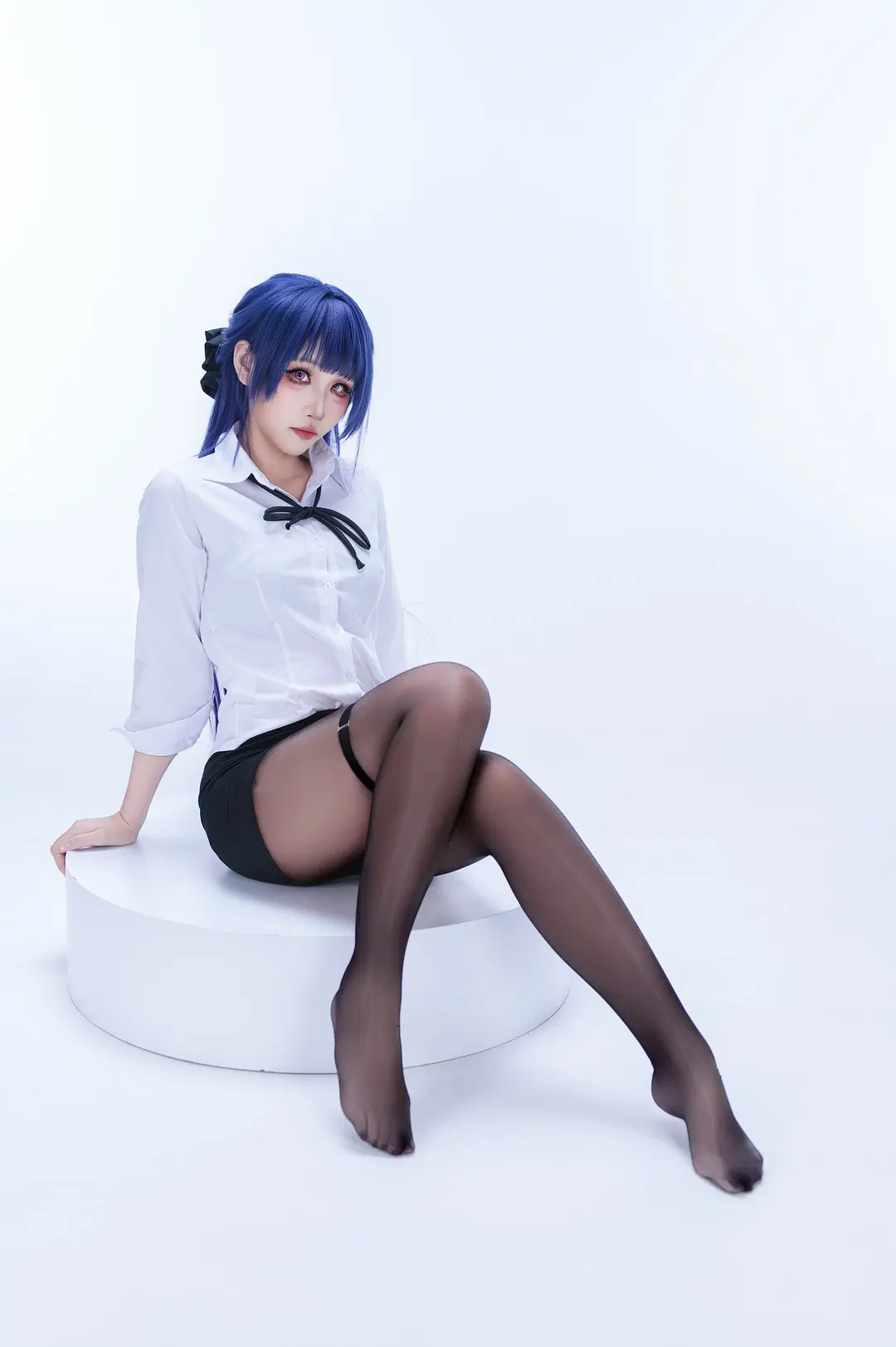 【雷電芽衣 コスプレ】『後崩壊書』のオフィス制服スタイル、圧倒的なオーラを放つ - 圣骑绯月 - 7枚目