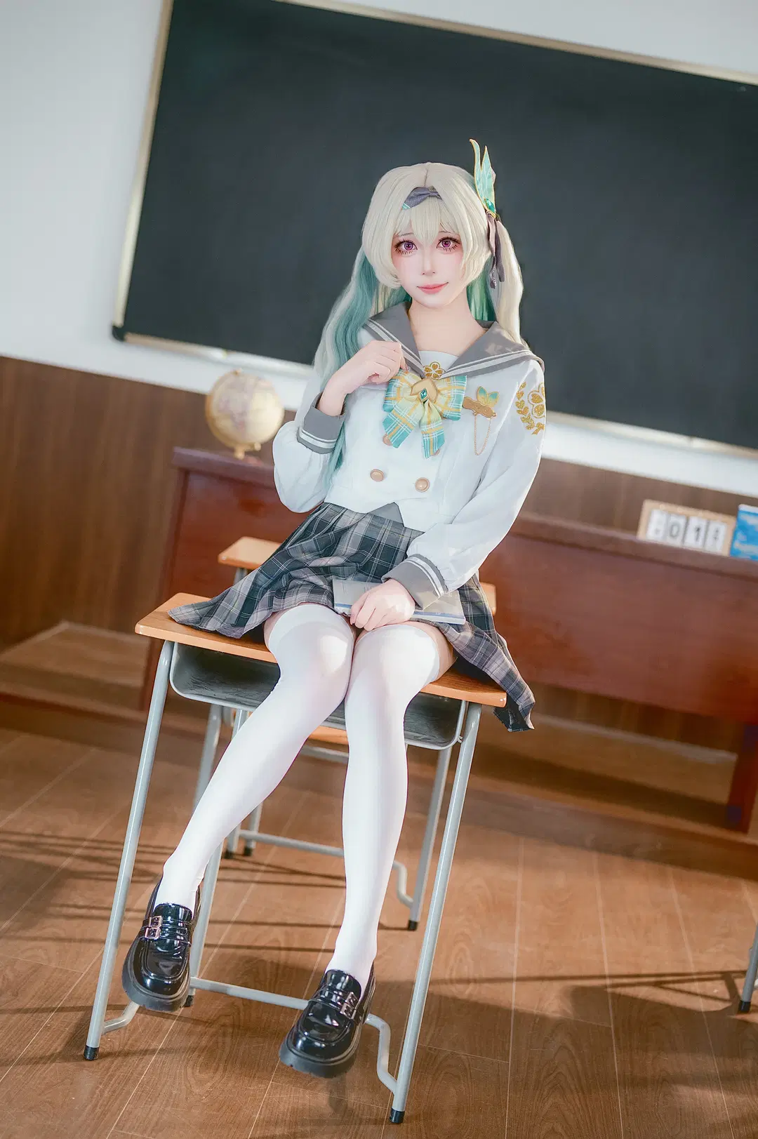 cosplay, 崩坏星穹铁道, 流萤cos, 春日手信, 白丝