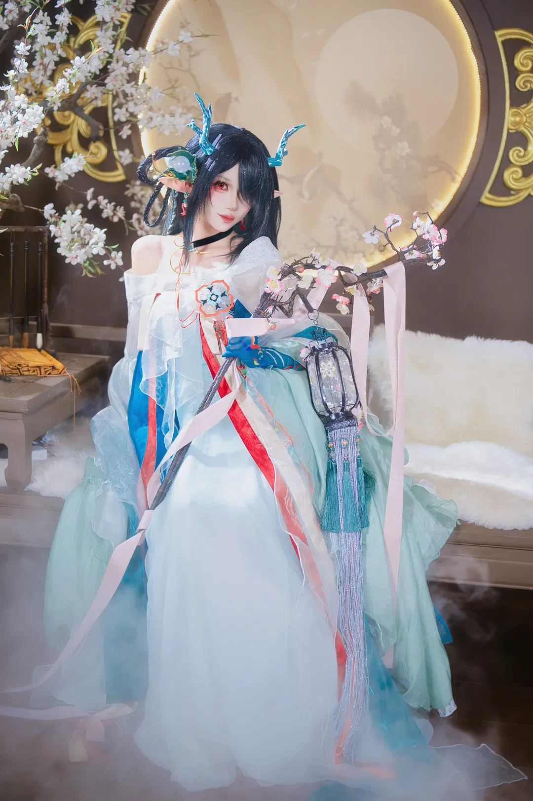 【アークナイツ シーコスプレ】青玉硯の墨香と剣影 - 圣骑绯月 - 2枚目