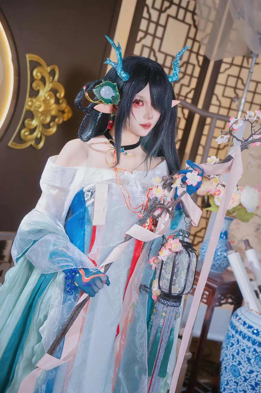 【アークナイツ シーコスプレ】青玉硯の墨香と剣影 - 圣骑绯月 - 8枚目