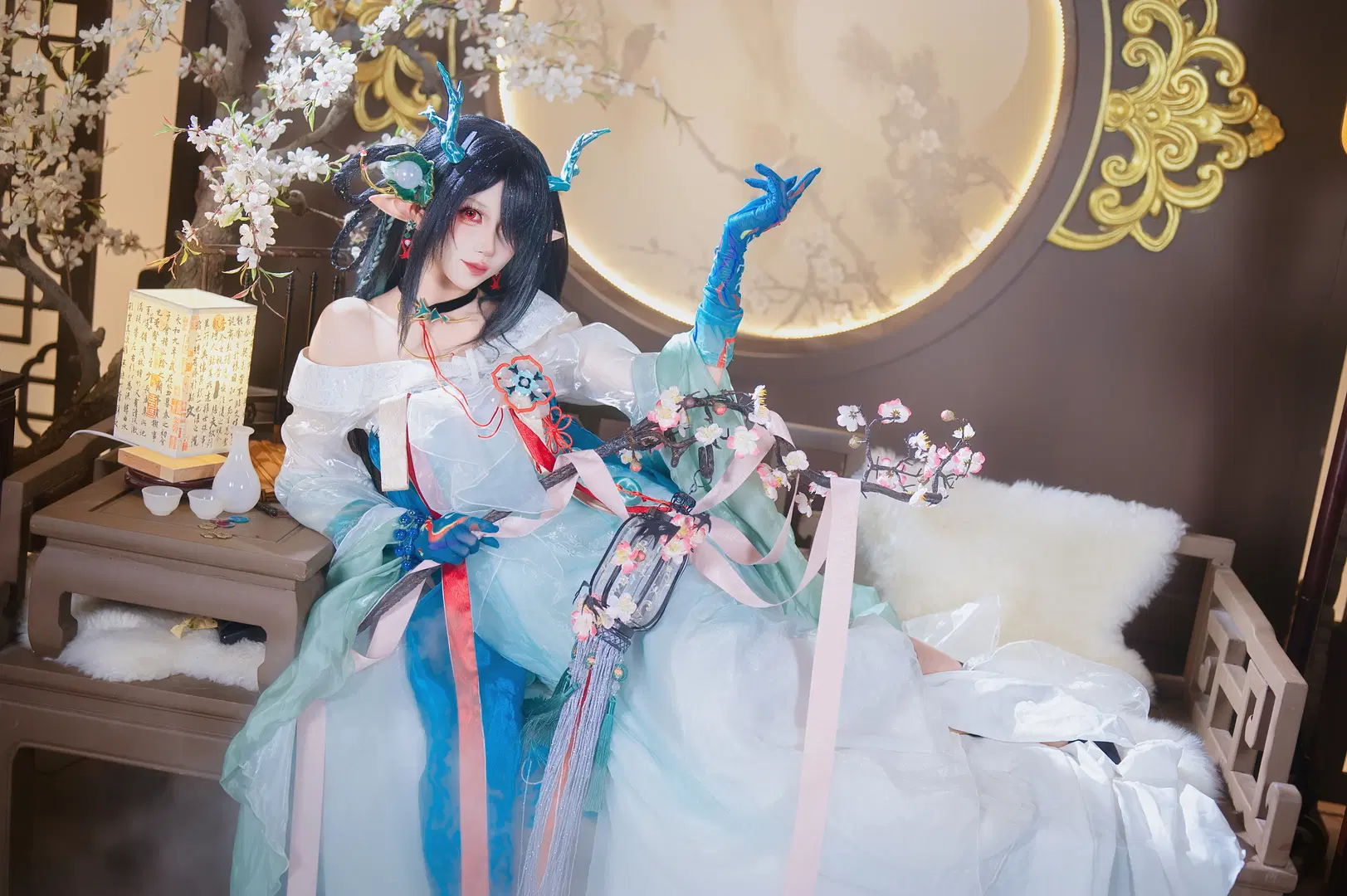 【アークナイツ シーコスプレ】青玉硯の墨香と剣影 - 圣骑绯月 - 9枚目