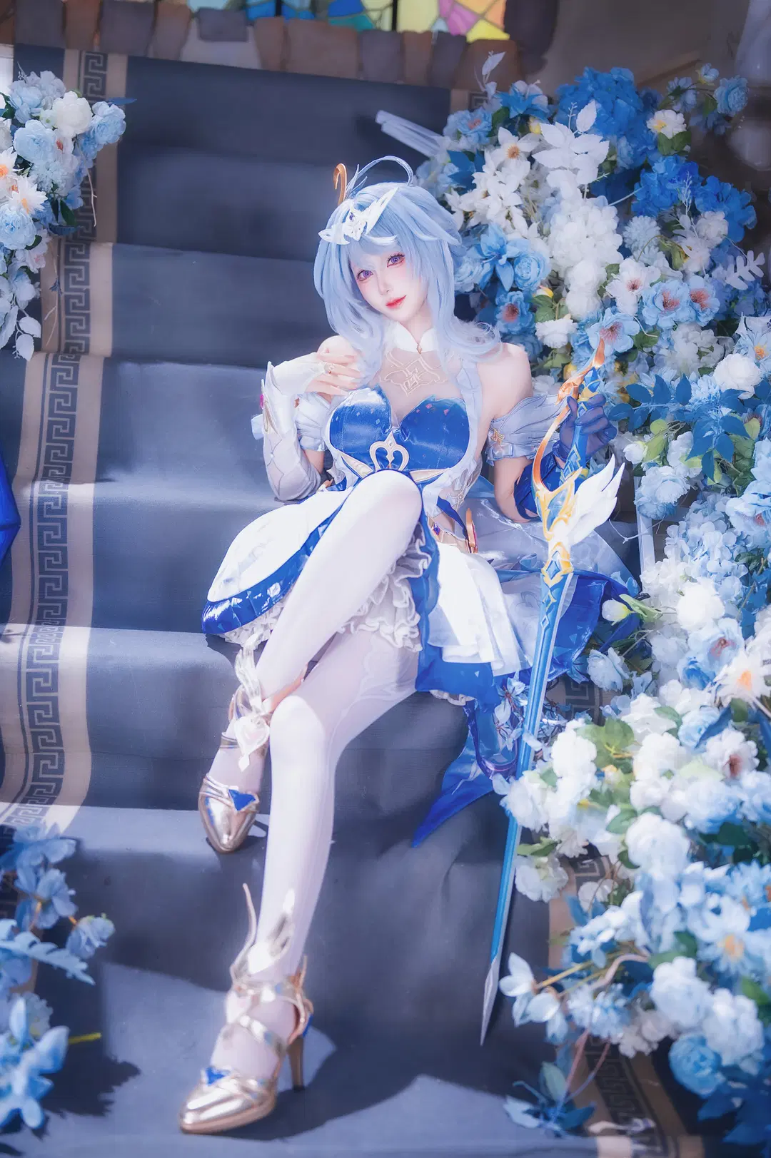 【オデット コスプレ】『原神』スネージナヤの水晶宮に舞う優美なる白鳥 - 圣骑绯月 - 8枚目