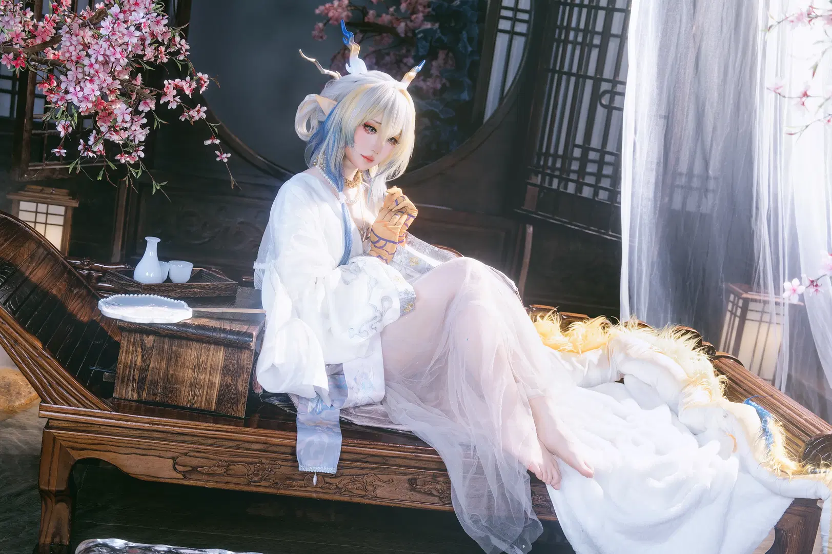【黍cos】明日方舟音律聯覺的仙氣演繹 - 圣骑绯月 - 第7張