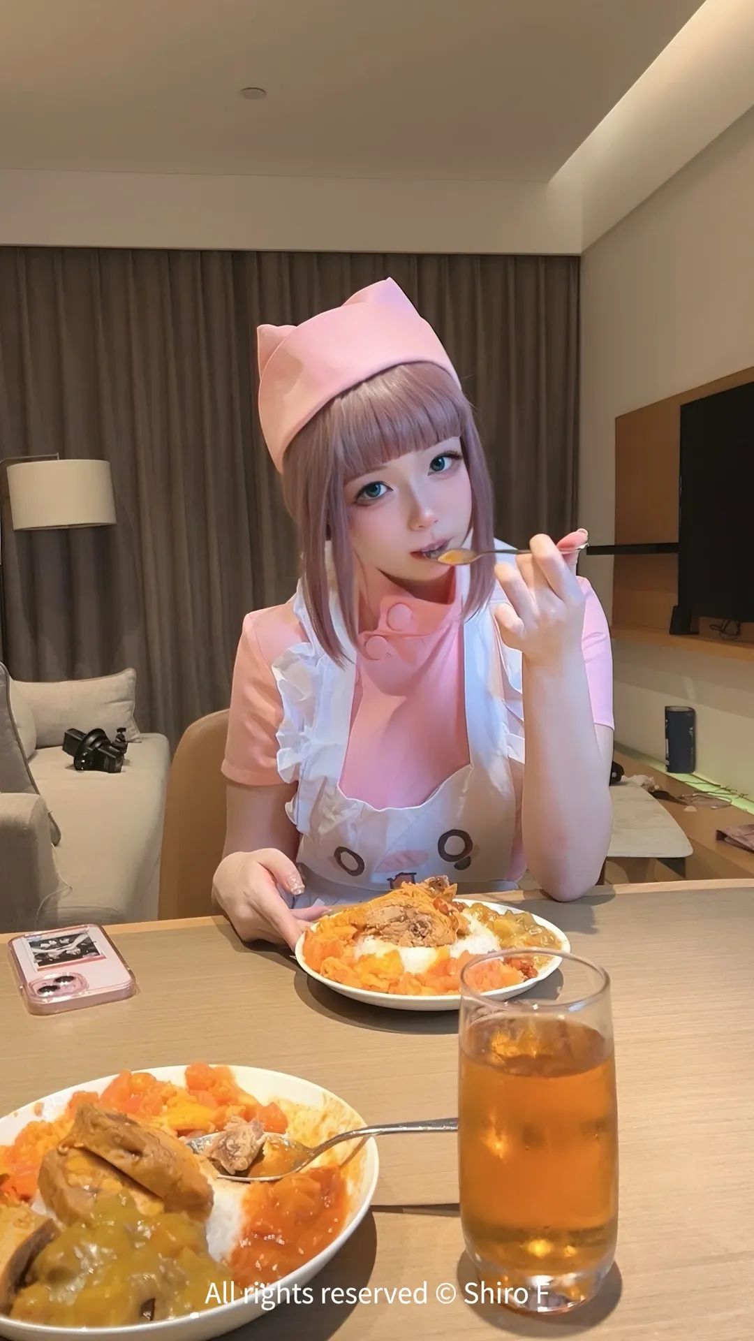 cosplay, 七濑恋cos, 夜勤病栋, 夜勤, 粉色护士服 - 第3张