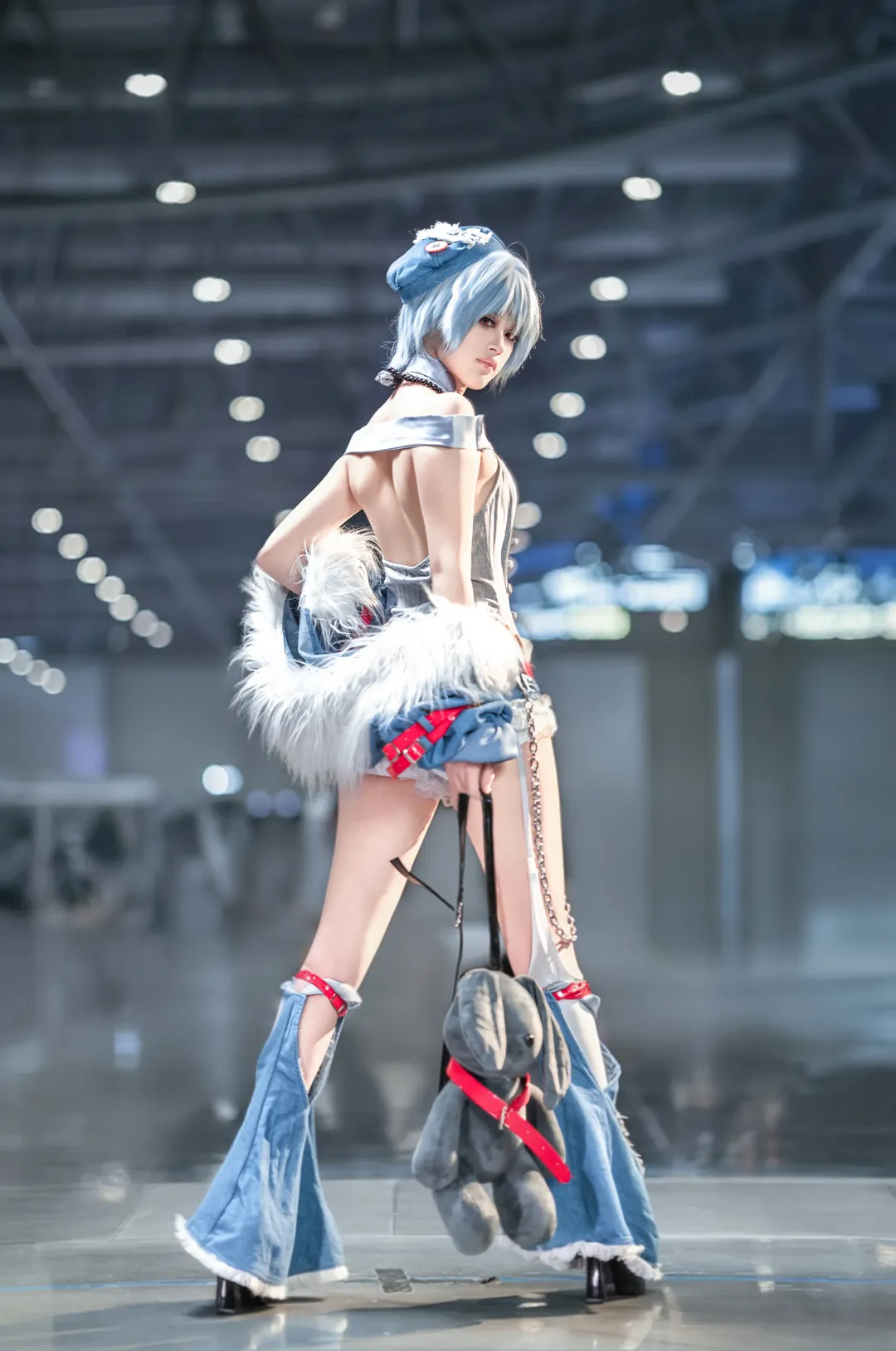 场照, 绫波丽cos, 新世纪福音战士, 摇滚风cosplay, 厦门漫展 - 第1张