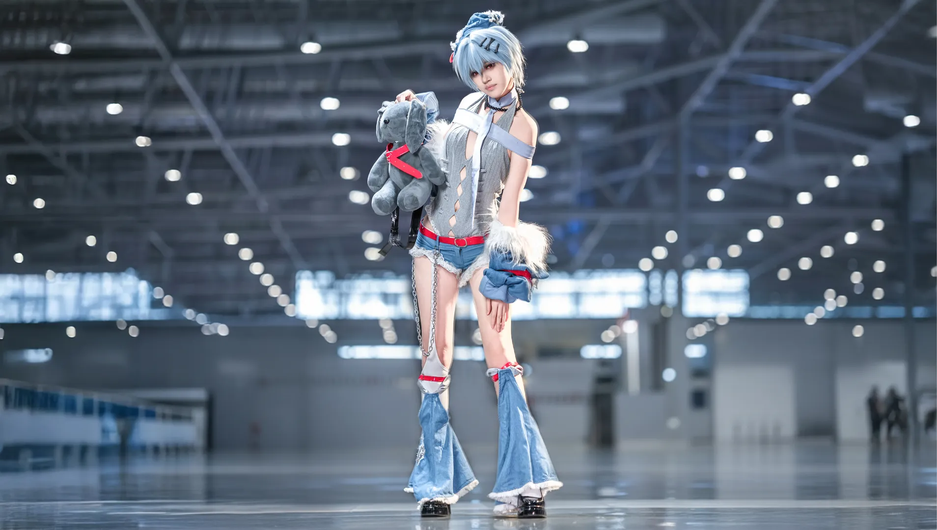 场照, 绫波丽cos, 新世纪福音战士, 摇滚风cosplay, 厦门漫展 - 第2张