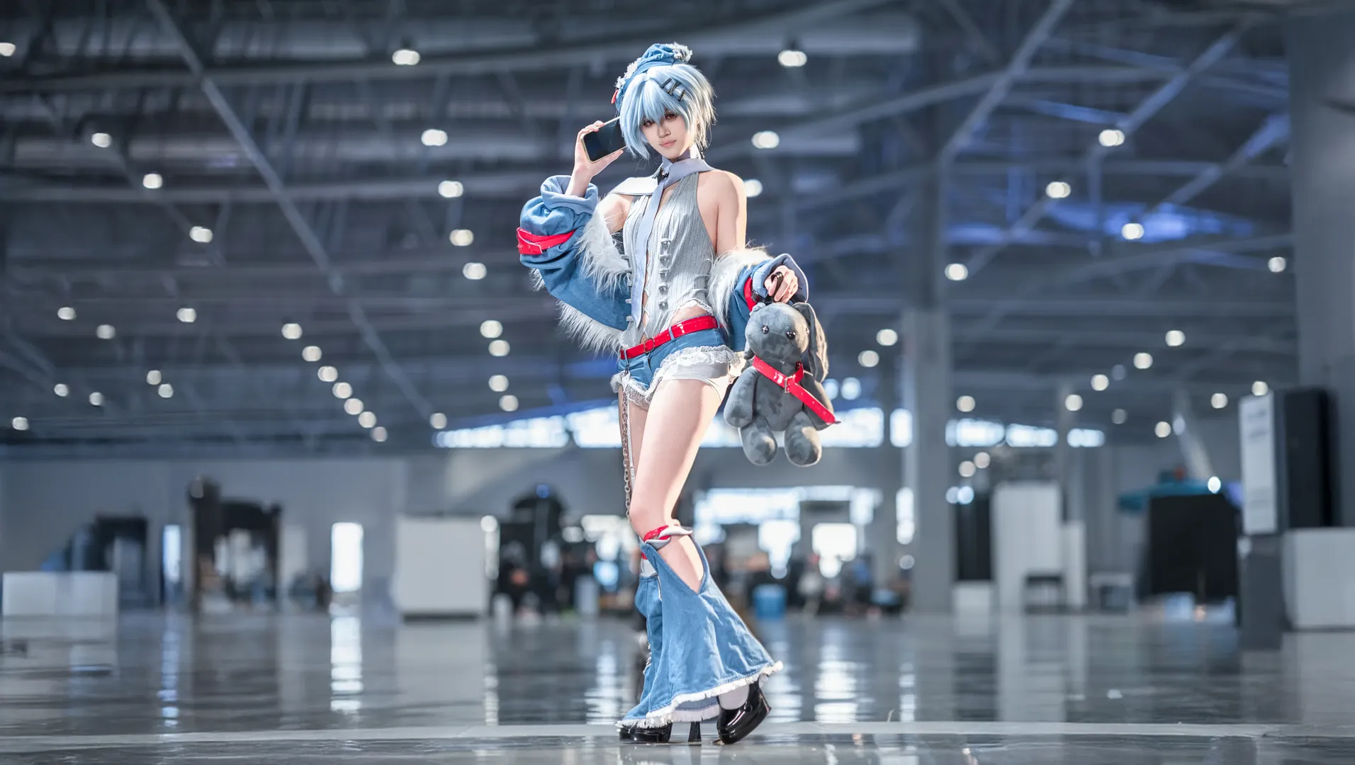 场照, 绫波丽cos, 新世纪福音战士, 摇滚风cosplay, 厦门漫展 - 第3张