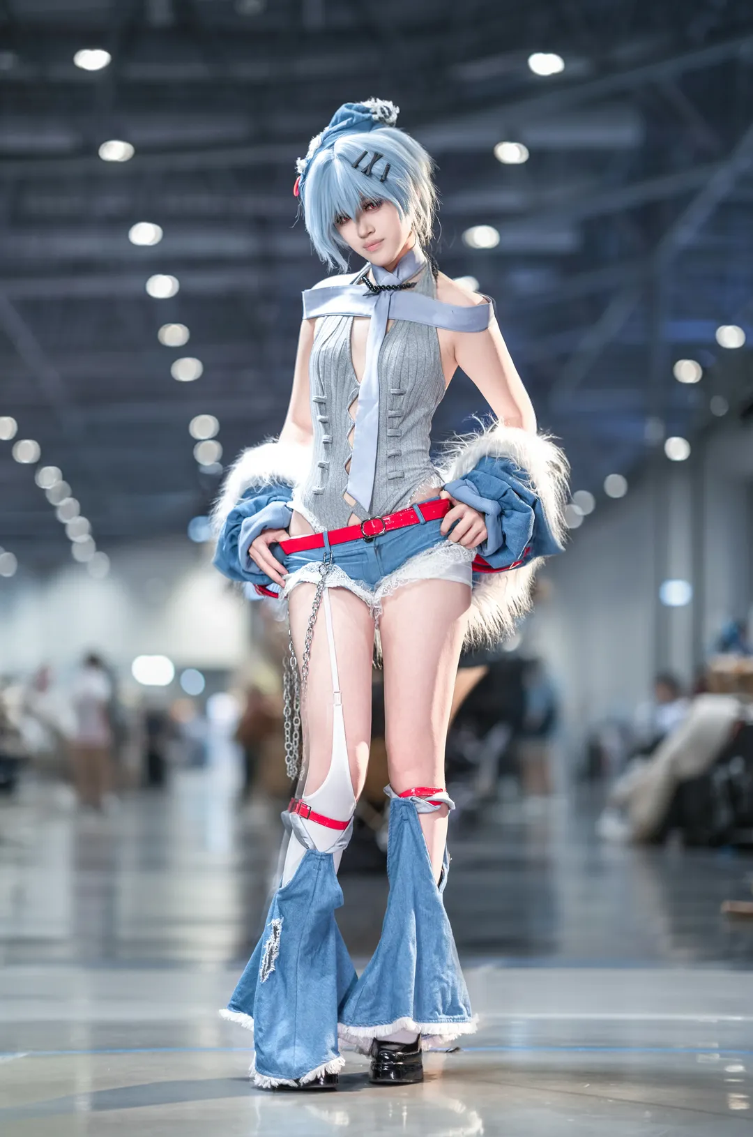 场照, 绫波丽cos, 新世纪福音战士, 摇滚风cosplay, 厦门漫展