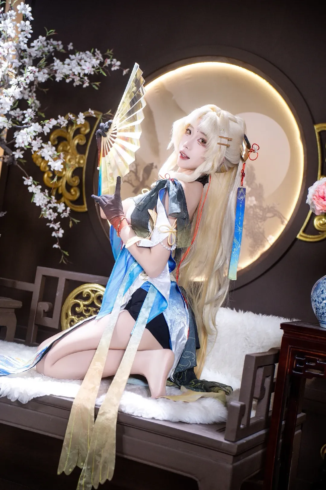 鸣潮, 二次元少女, cosplay摄影, 穗穗cos, 古典国风