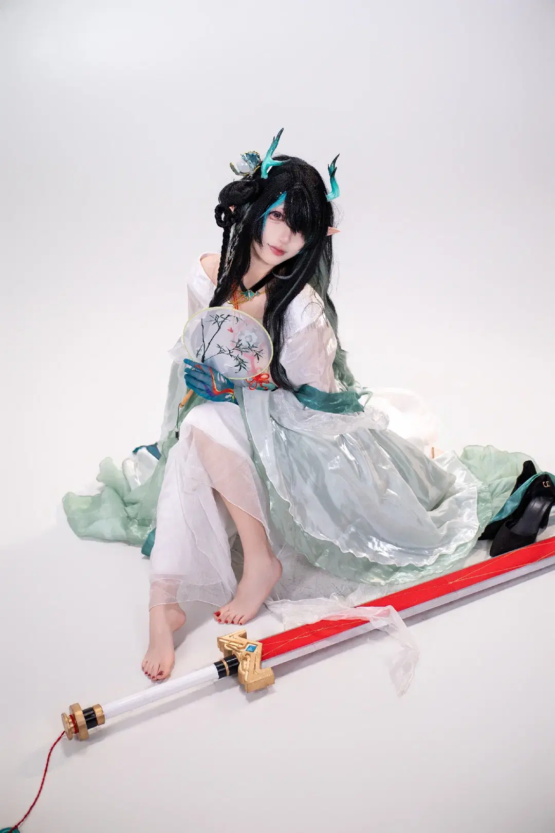 古风cosplay, 明日方舟, 游戏角色扮演, 夕cos, 幻想风摄影
