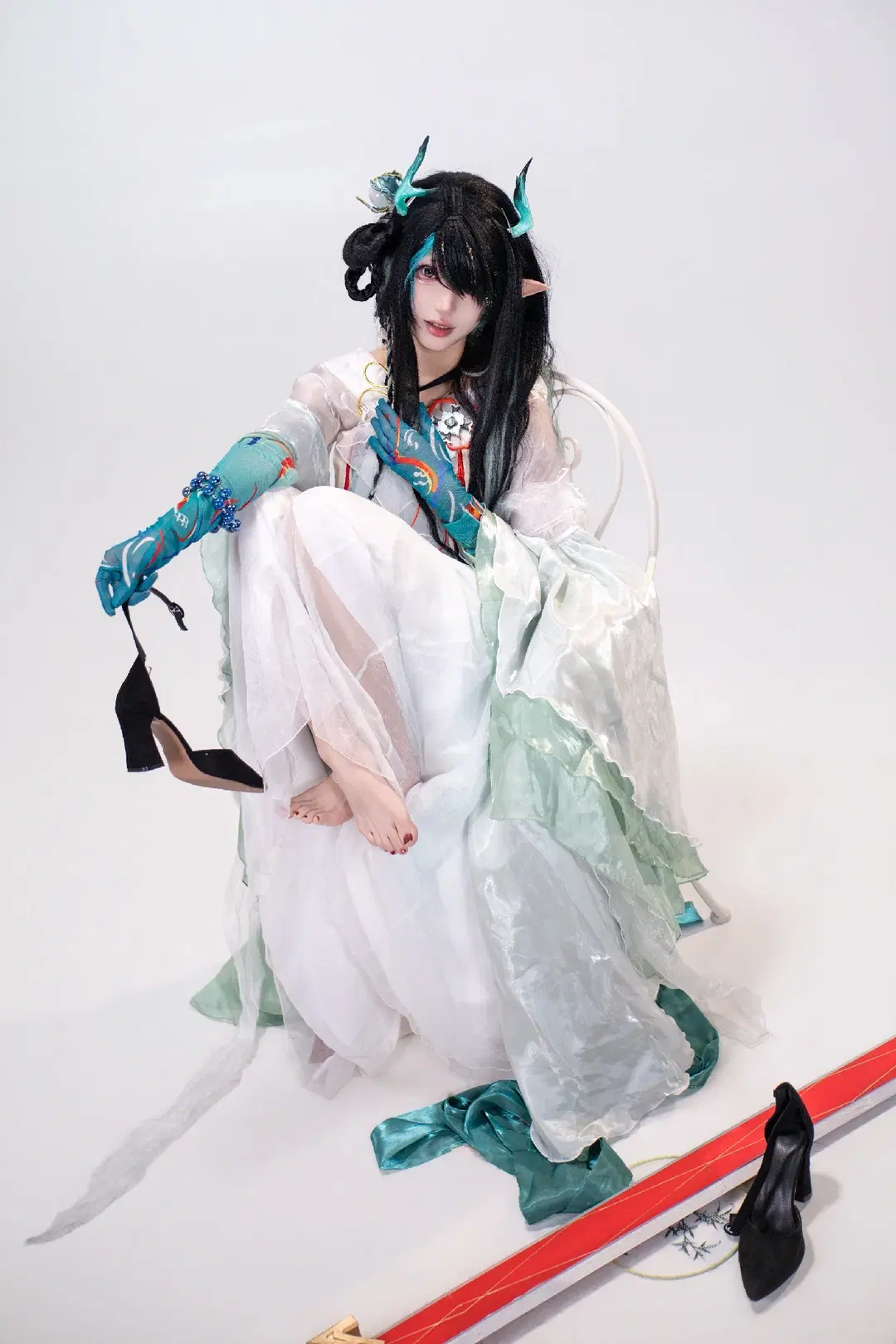 明日方舟, 夕cos, 明日方舟cosplay, 精灵耳造型, 奇幻风cos