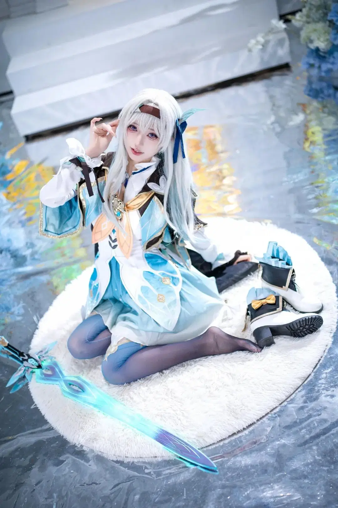 崩壊：スターレイル, ホタル コスプレ, 二次元コスプレ, 黒ストッキング, ゲームコスプレ