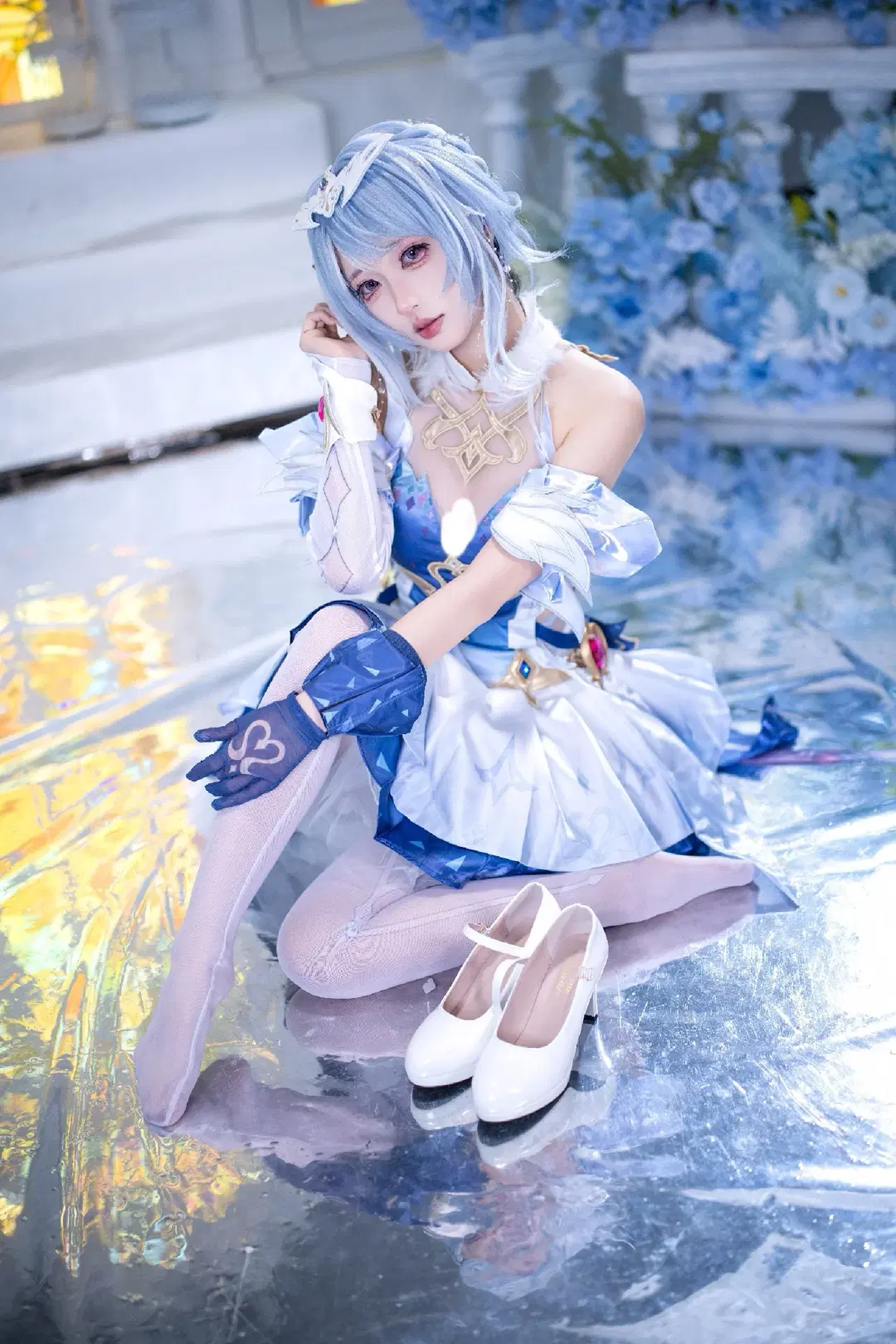原神, cosplay, 丝袜, 奥黛塔cos, 奇幻风摄影