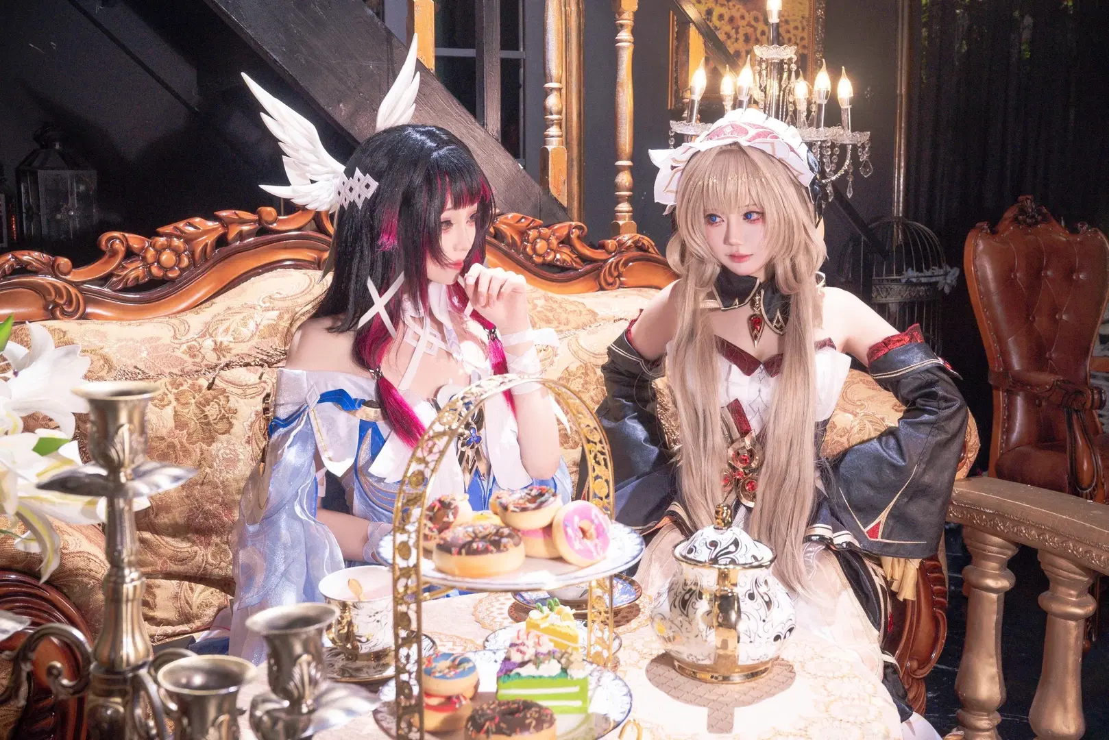【哥倫比婭cos】原神雙子檔案：在復古鋼琴前的靜謐時光 - 好想吃饭 - 第2張