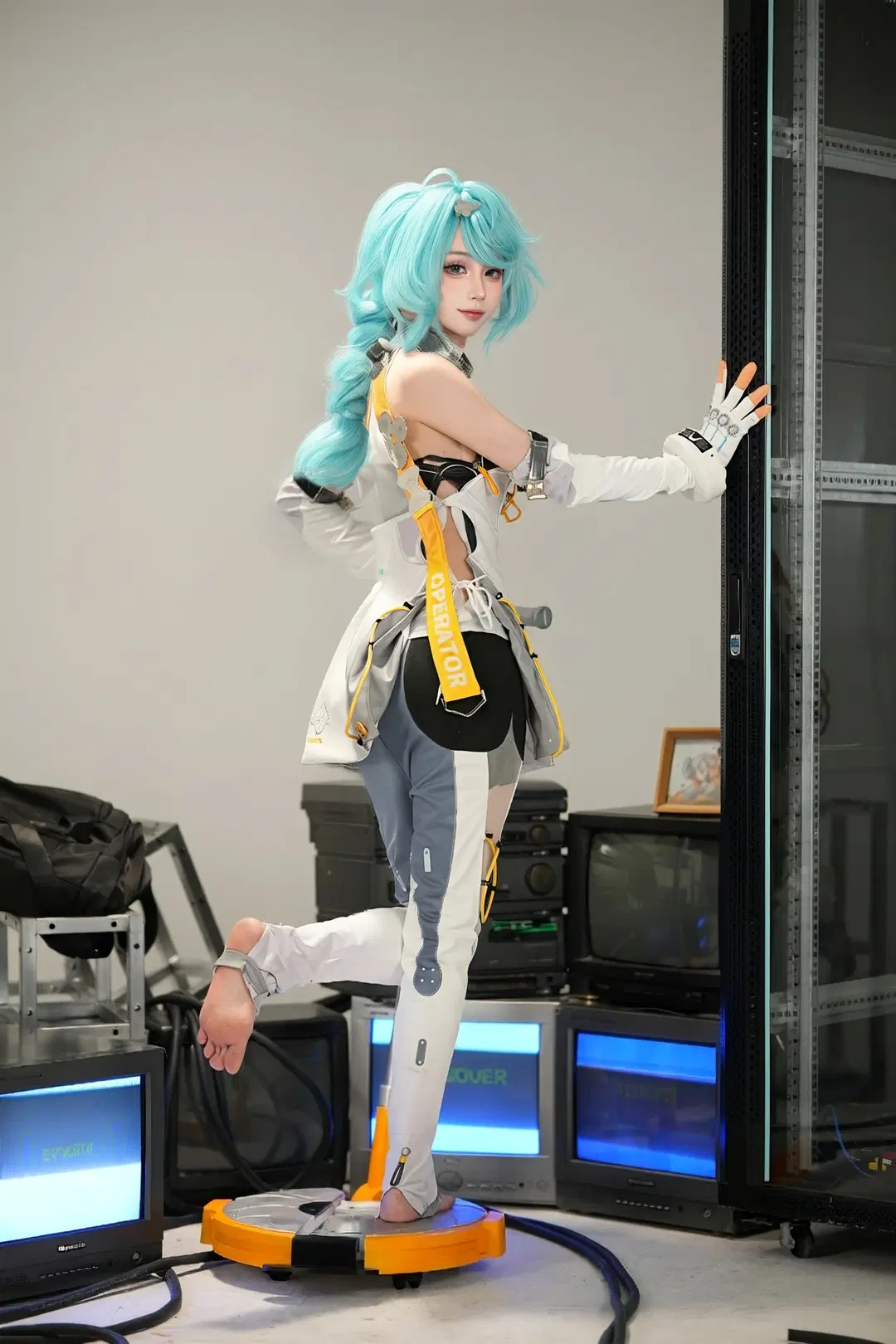绝区零, cosplay, 赛博朋克, 机械少女, 席德cos
