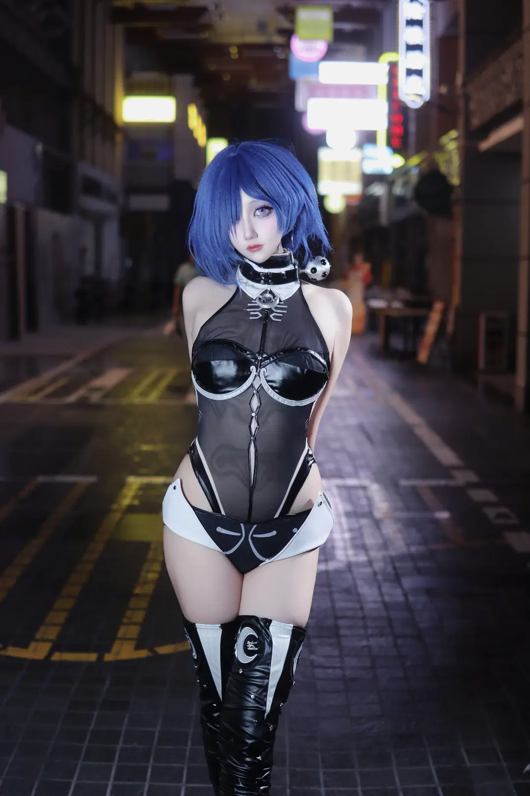 [Promeia cosplay] Zenless Zone Zero Nightscape Clashing with Techwear outfit by NEKO不是小小鹿 - Image 2