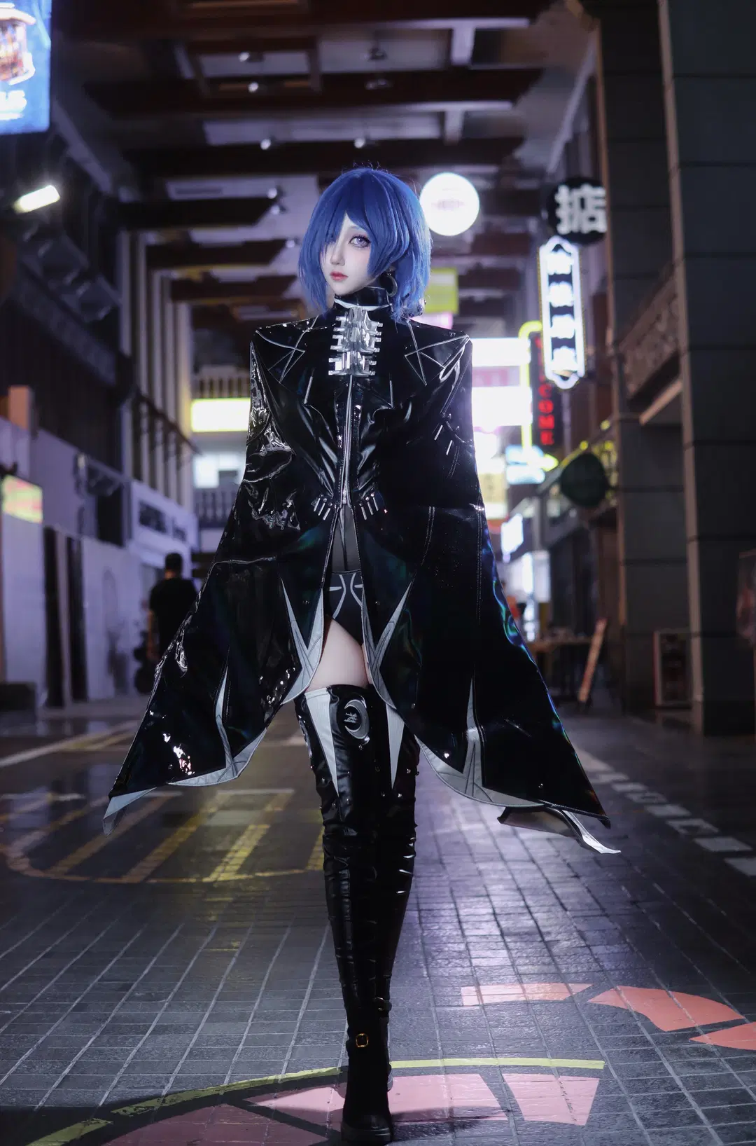 [Promeia cosplay] Zenless Zone Zero Nightscape Clashing with Techwear outfit by NEKO不是小小鹿 - Image 4