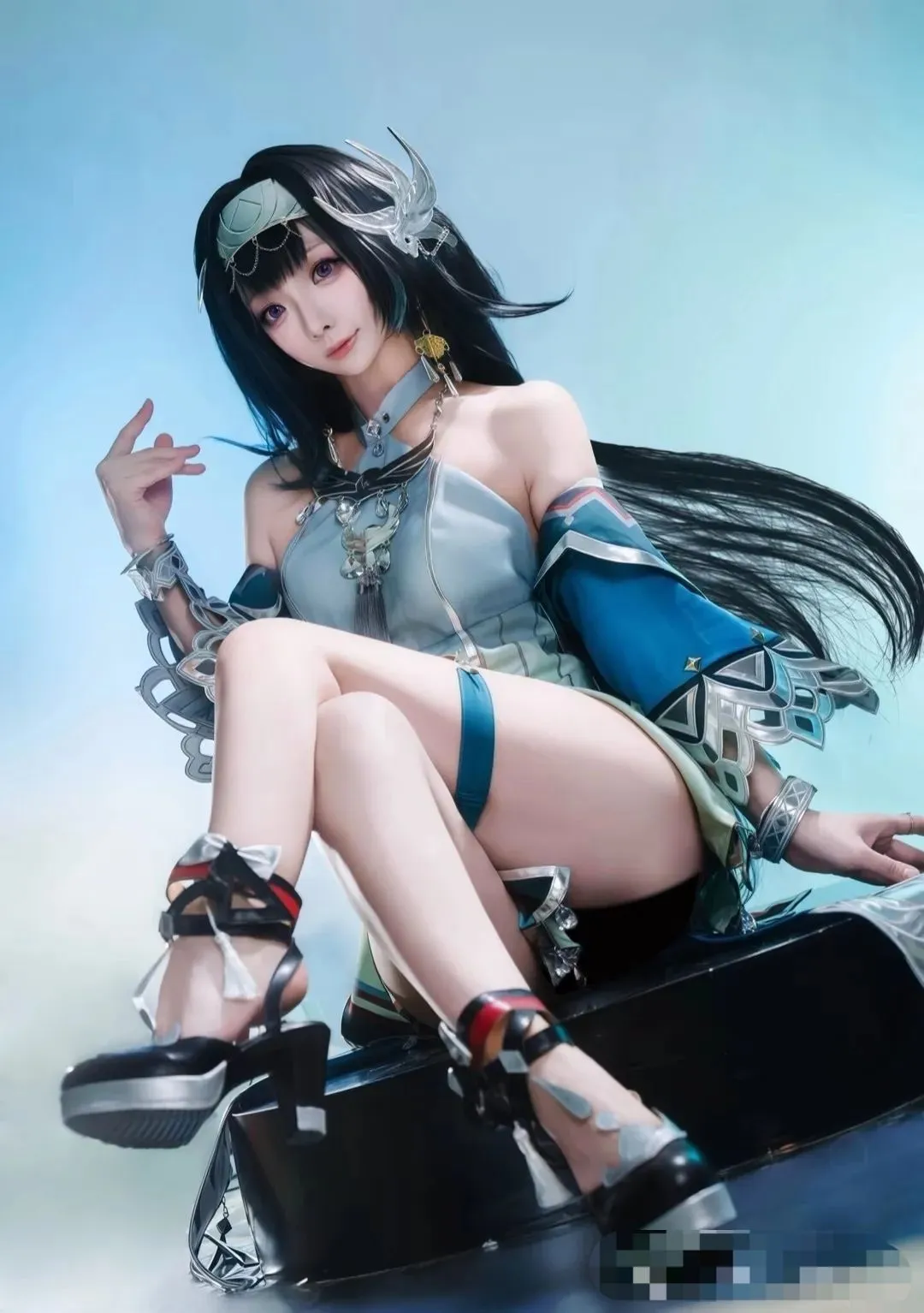 原神, 二次元cosplay, 蓝砚cos, 原神空月之歌, 虚空劫灰往世书